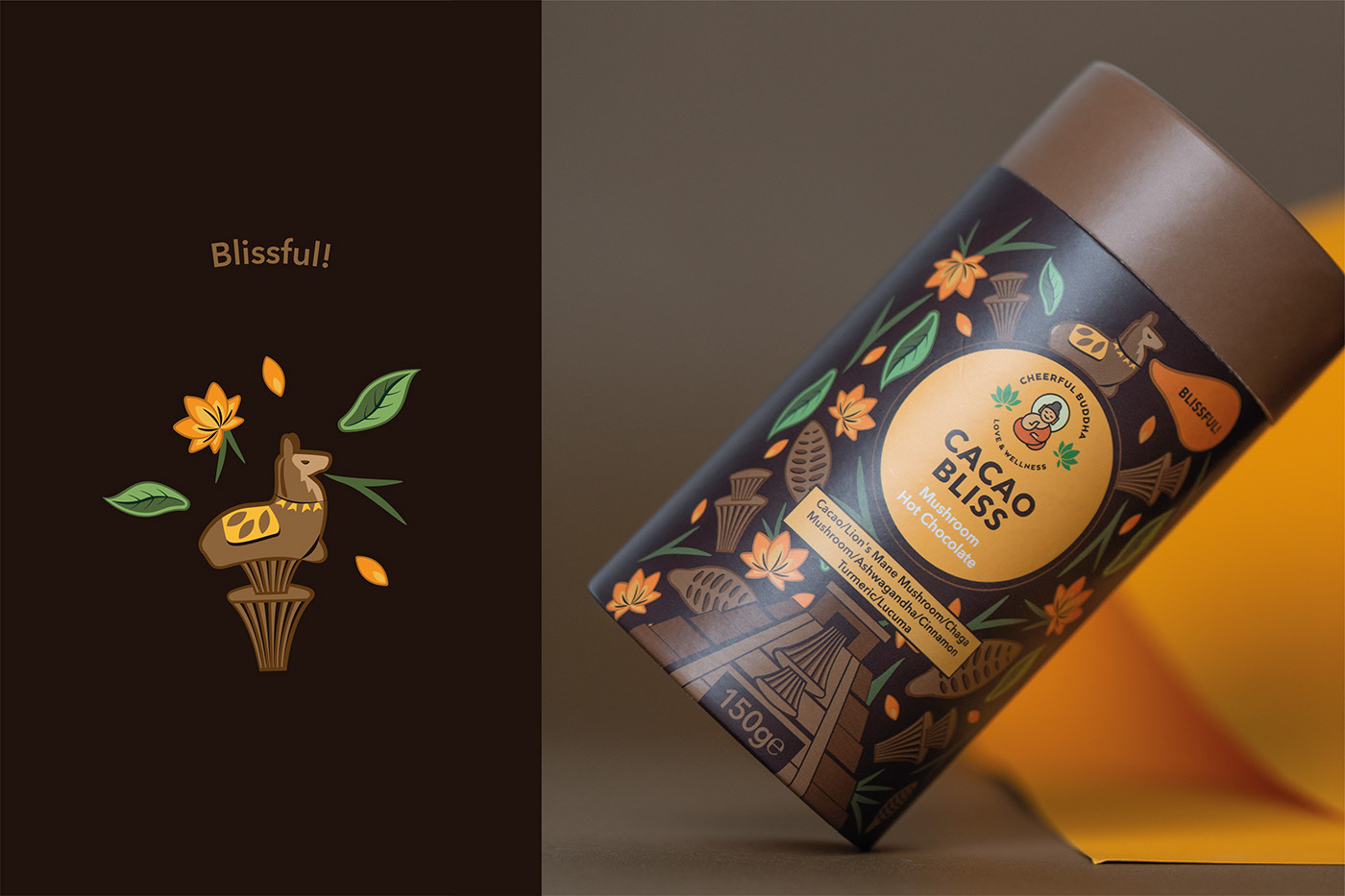 欢乐佛-拿铁系列 咖啡插画包装 英国-Kremmer Branding &amp; Design Studio[13P] (3).jpg