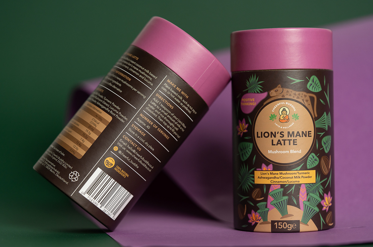 欢乐佛-拿铁系列 咖啡插画包装 英国-Kremmer Branding &amp; Design Studio[13P] (9).jpg