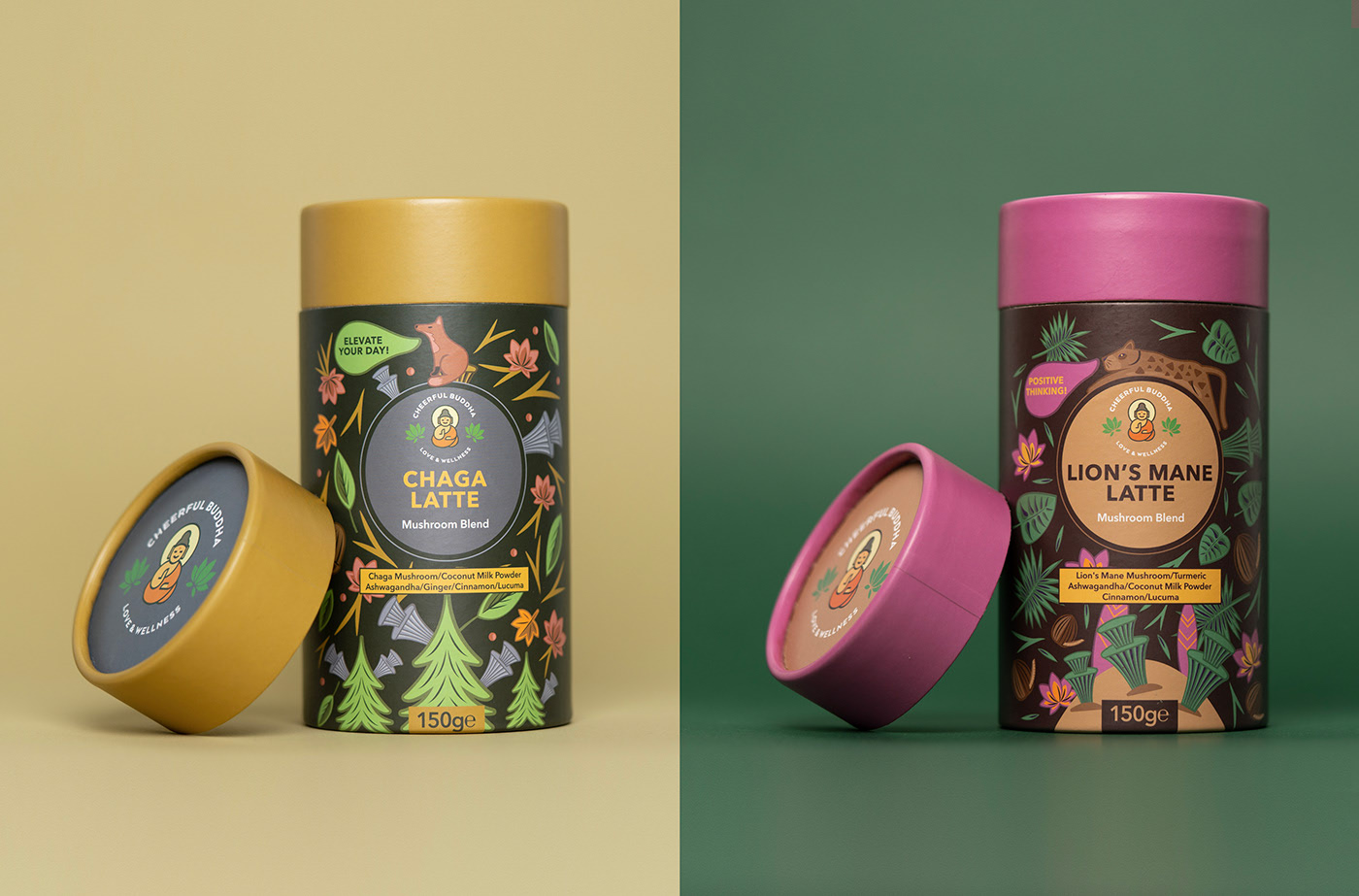 欢乐佛-拿铁系列 咖啡插画包装 英国-Kremmer Branding &amp; Design Studio[13P] (12).jpg