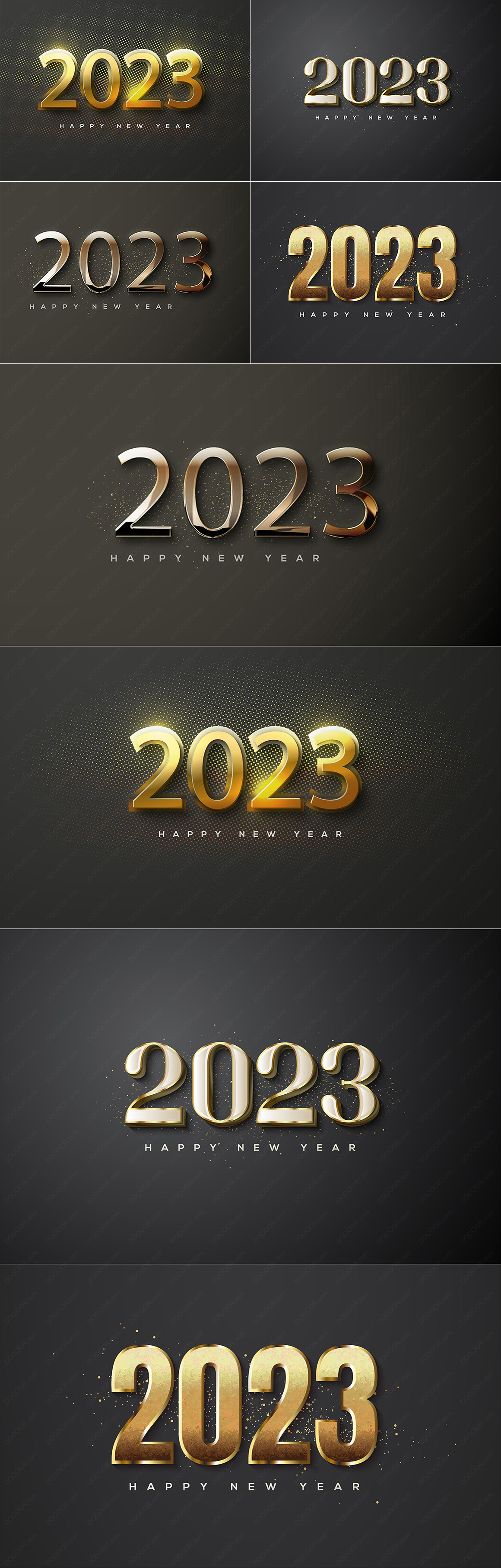 4款2023年黄金字数字兔年春节新年可编辑矢量素材-VOL-02.jpg