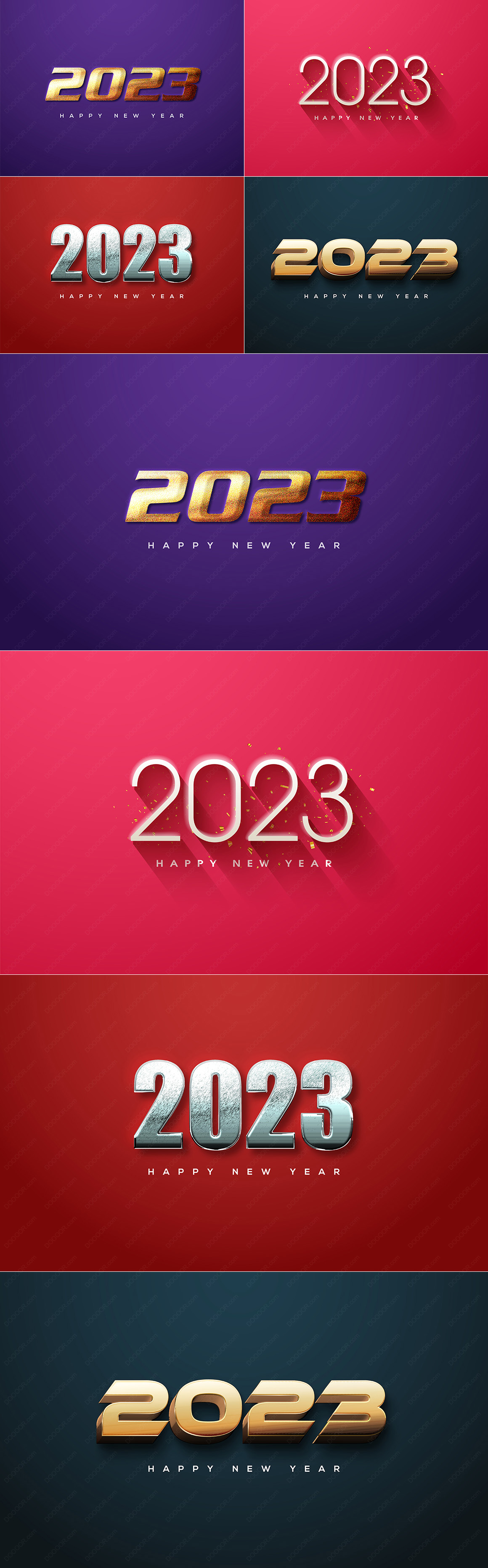 4款创意新年2023年金银数字兔年可编辑矢量素材-VOL-03.jpg