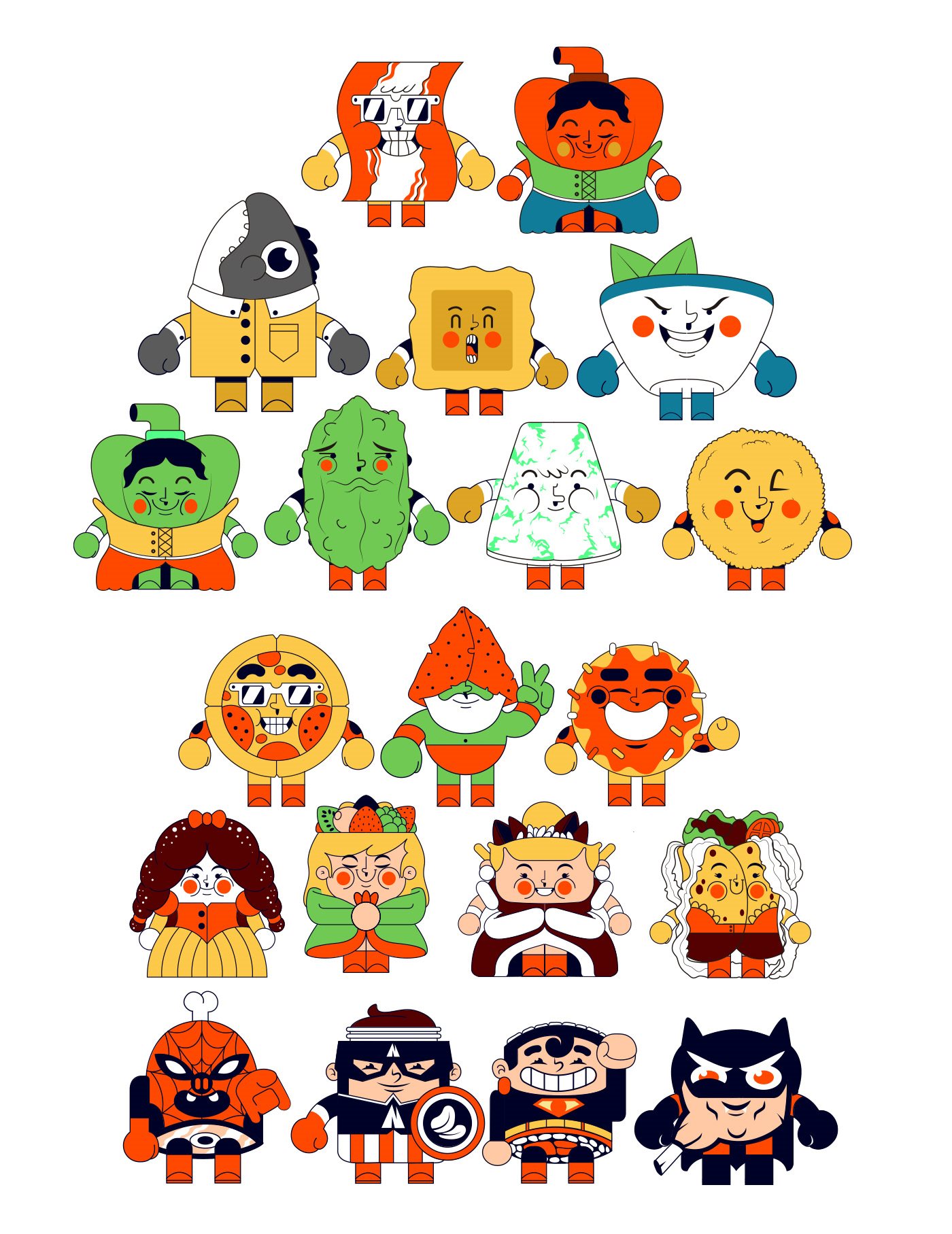 角色设计 平面设计 插图 标志设计 公关人员 矢量艺术-05.jpg