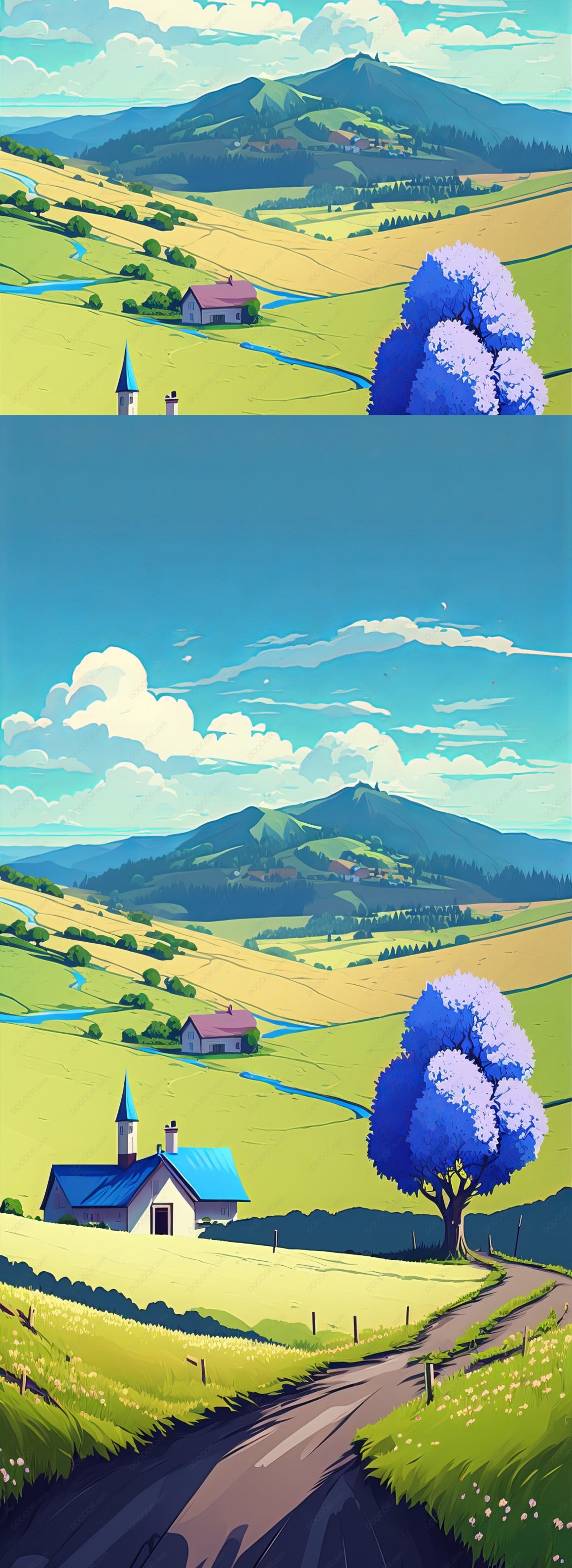 00448-绿色乡村风景画.jpg