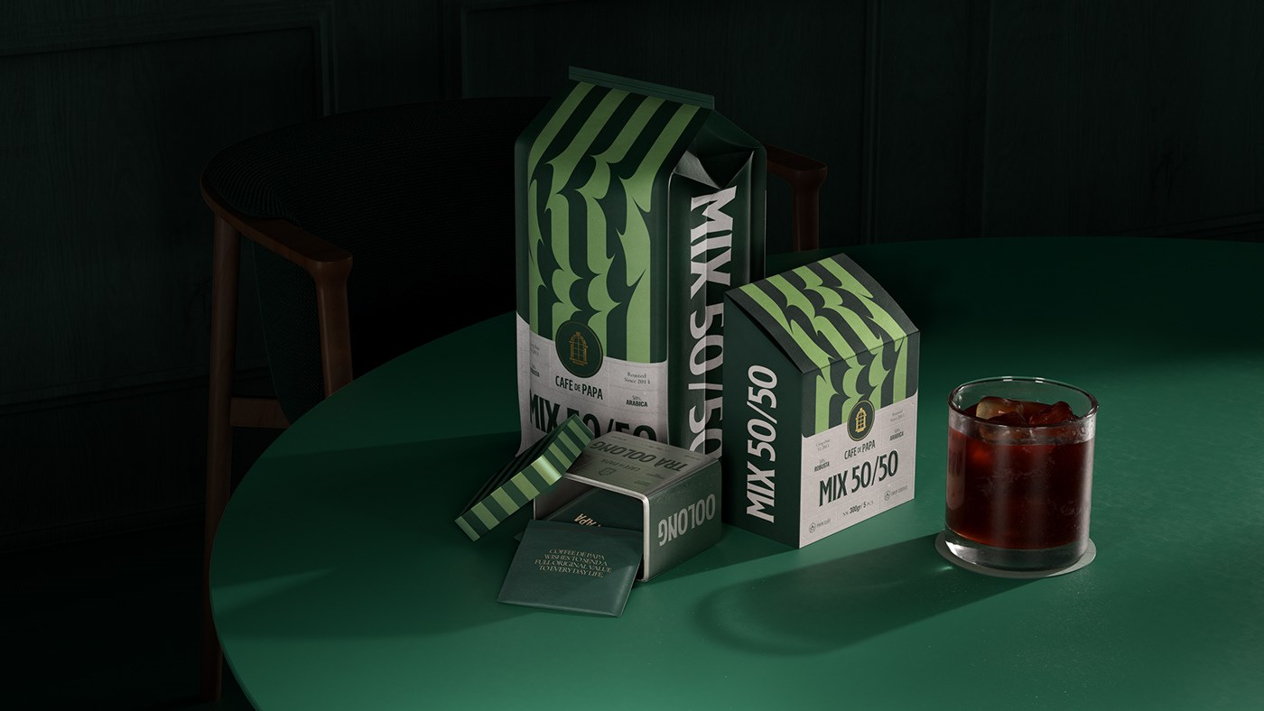 品牌宣传 咖啡馆 咖啡 装帧设计艺术 标志；徽标 包装 茶 越南 创造性的-20.jpg