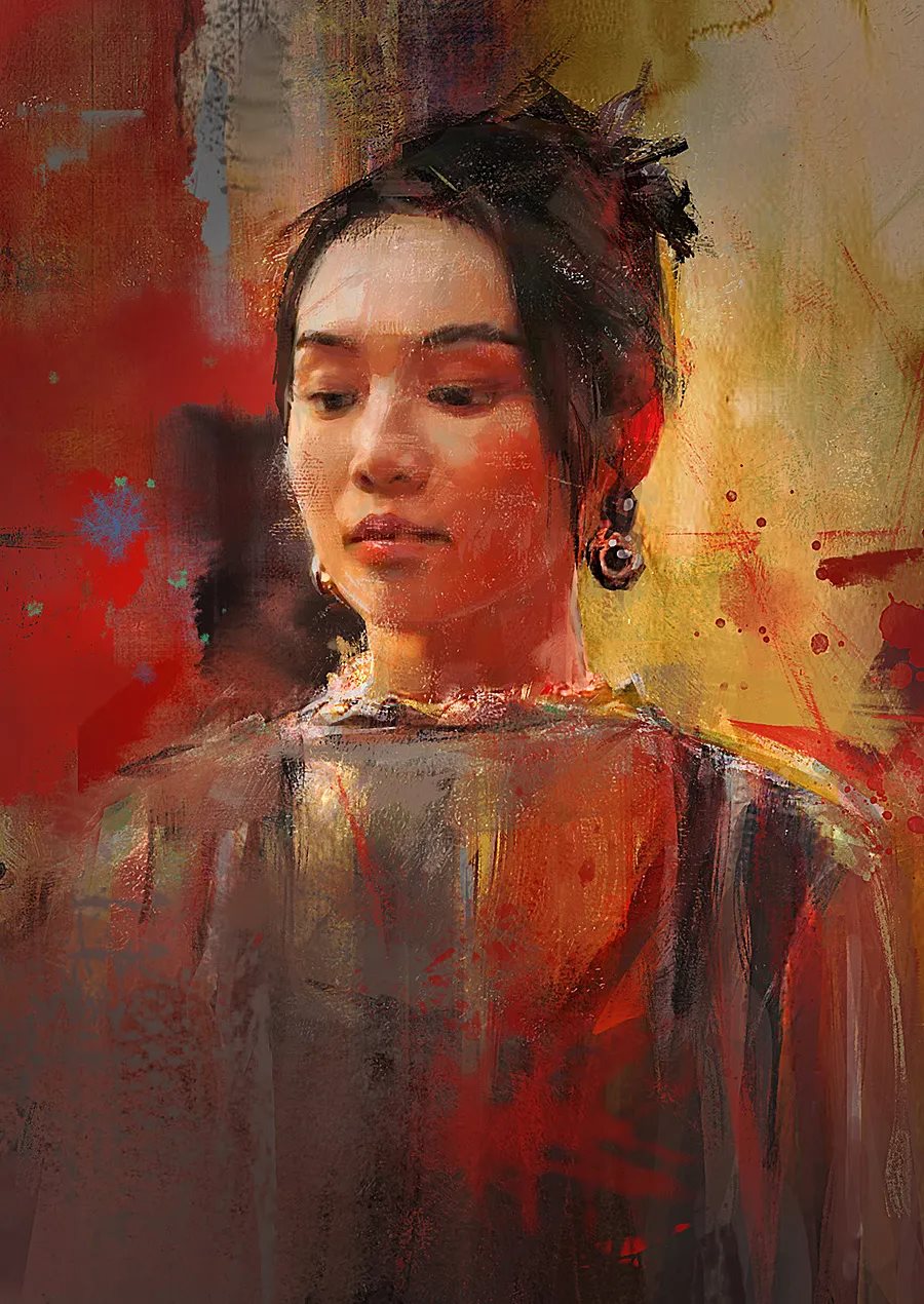 漫长的季节电视剧人物角色油画插画设计欣赏-06.jpg