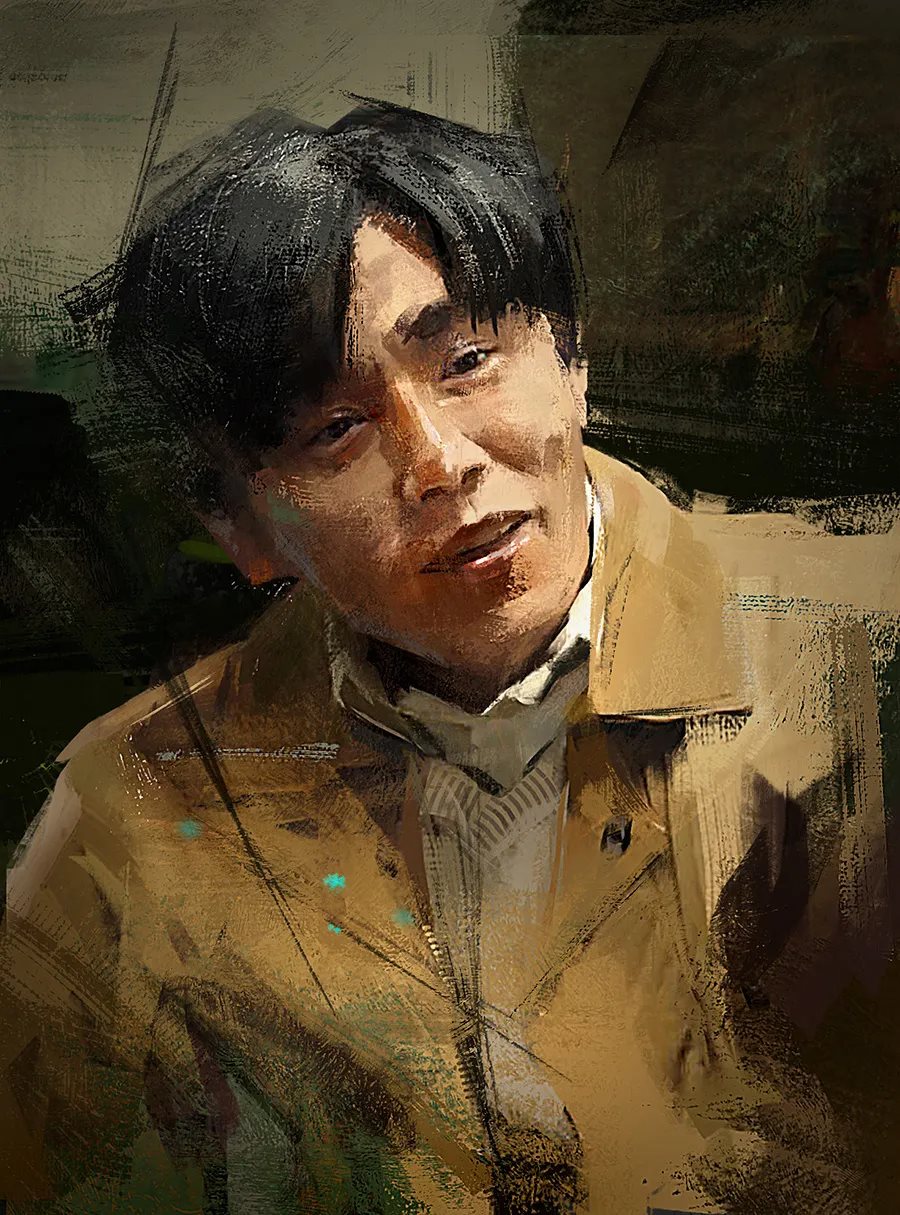 漫长的季节电视剧人物角色油画插画设计欣赏-11.jpg