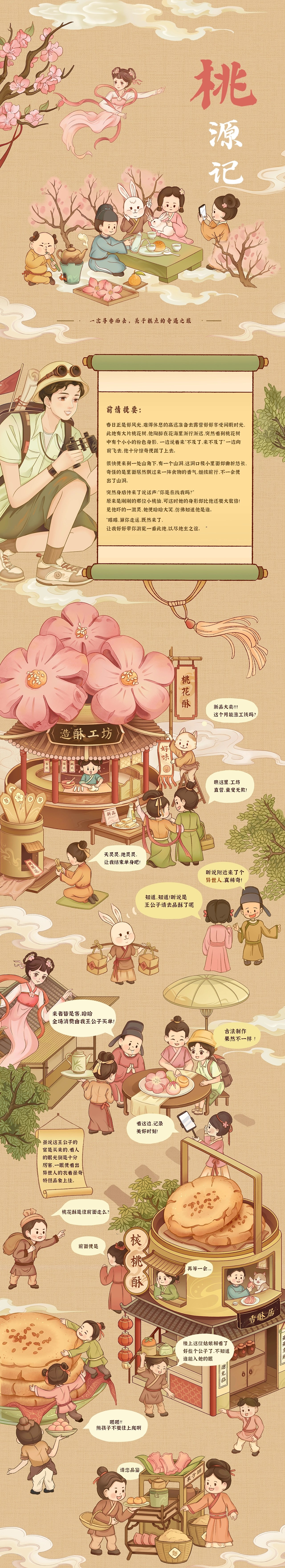 《桃源糕点记》 中式糕点插画长卷  芜湖-乌不己 [10P] (4).jpg