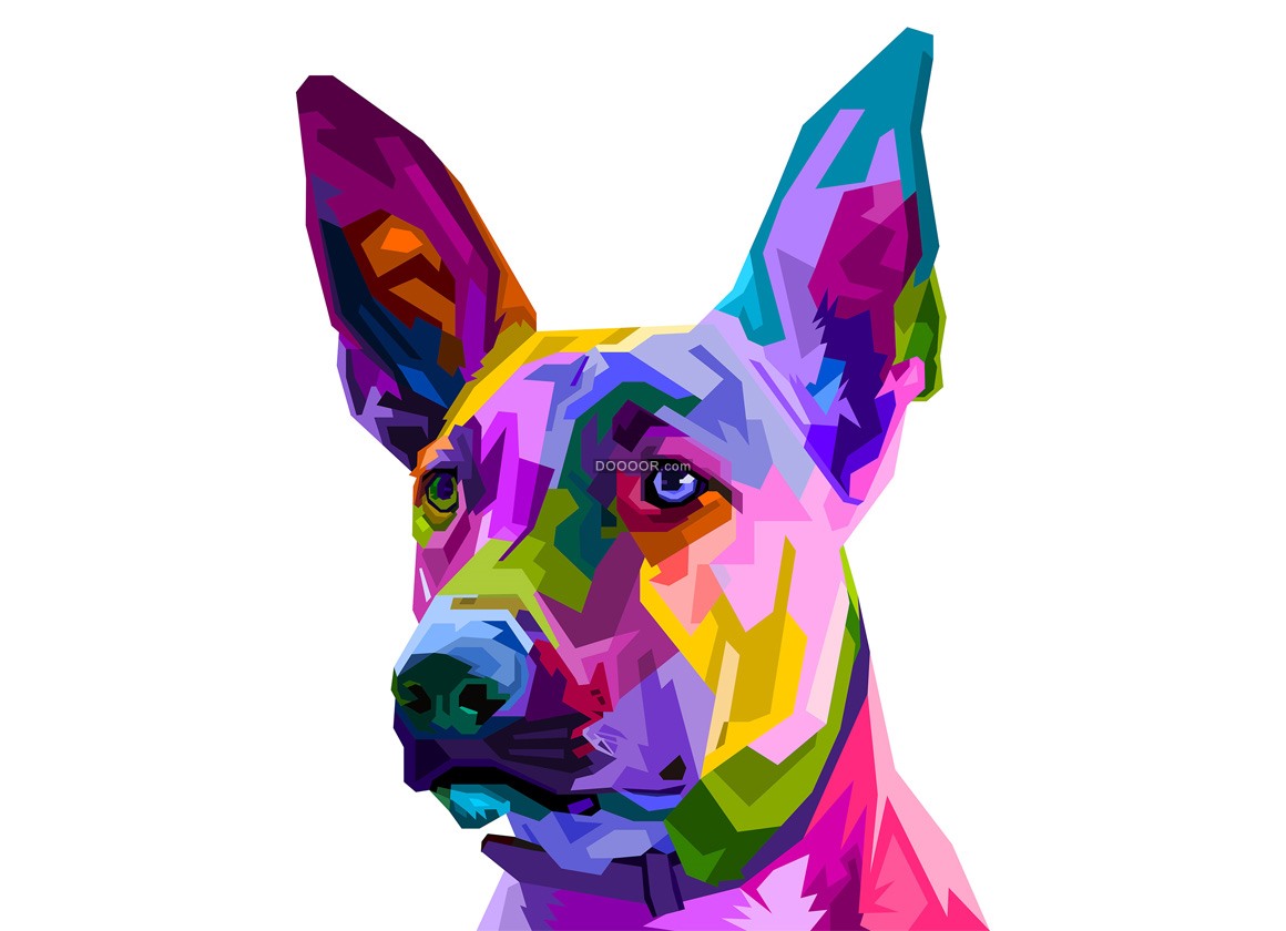 01933_比利时马利诺犬波普风格艺术插图矢量素材.jpg