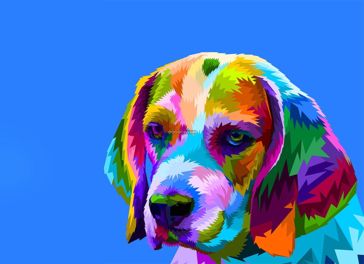 01931_比格犬肖像彩色插图矢量素材.jpg