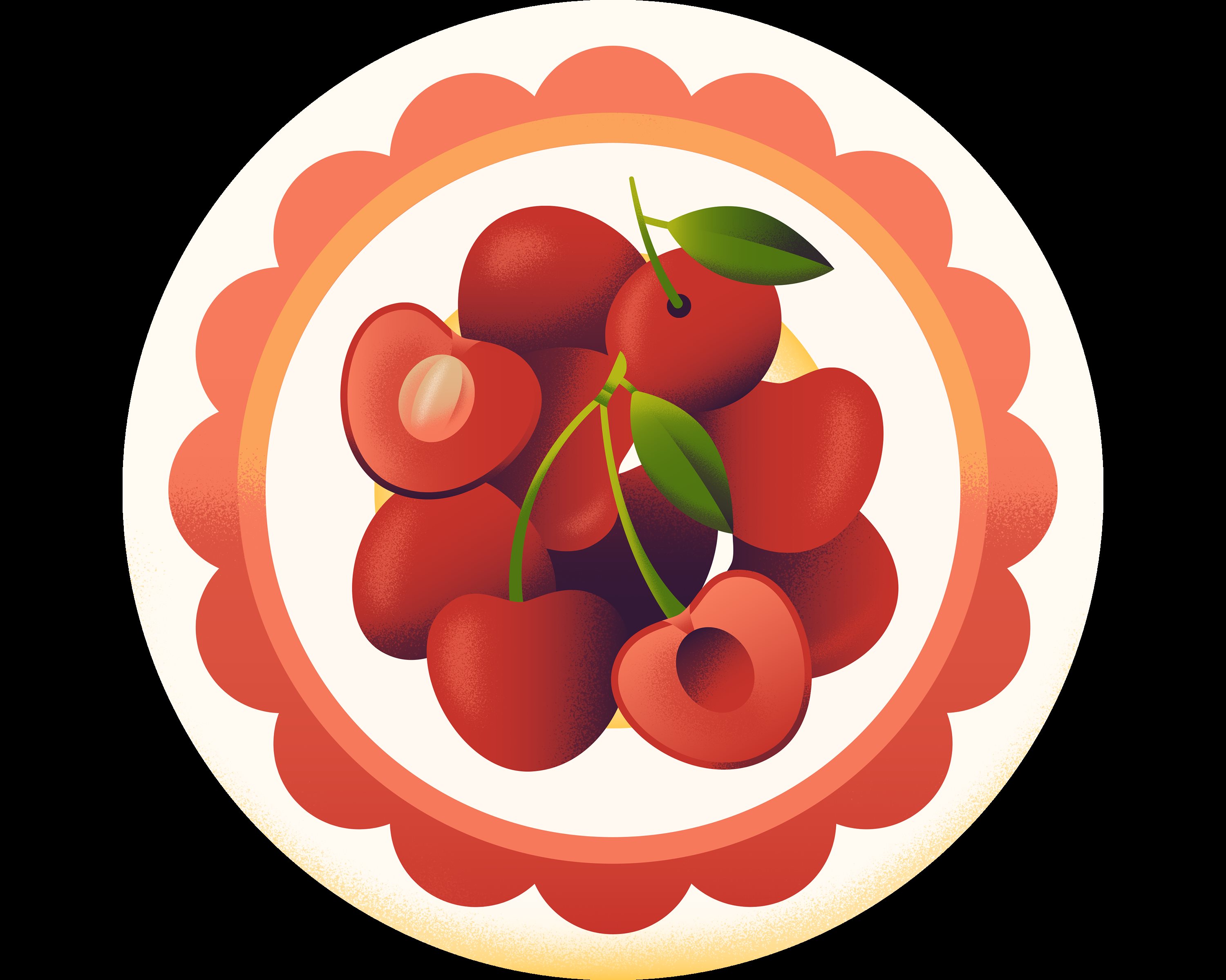 热带水果美食熟食矢量插画设计-05.jpg