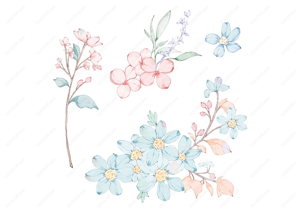 02162_水彩效果花卉白底EPS素材.jpg