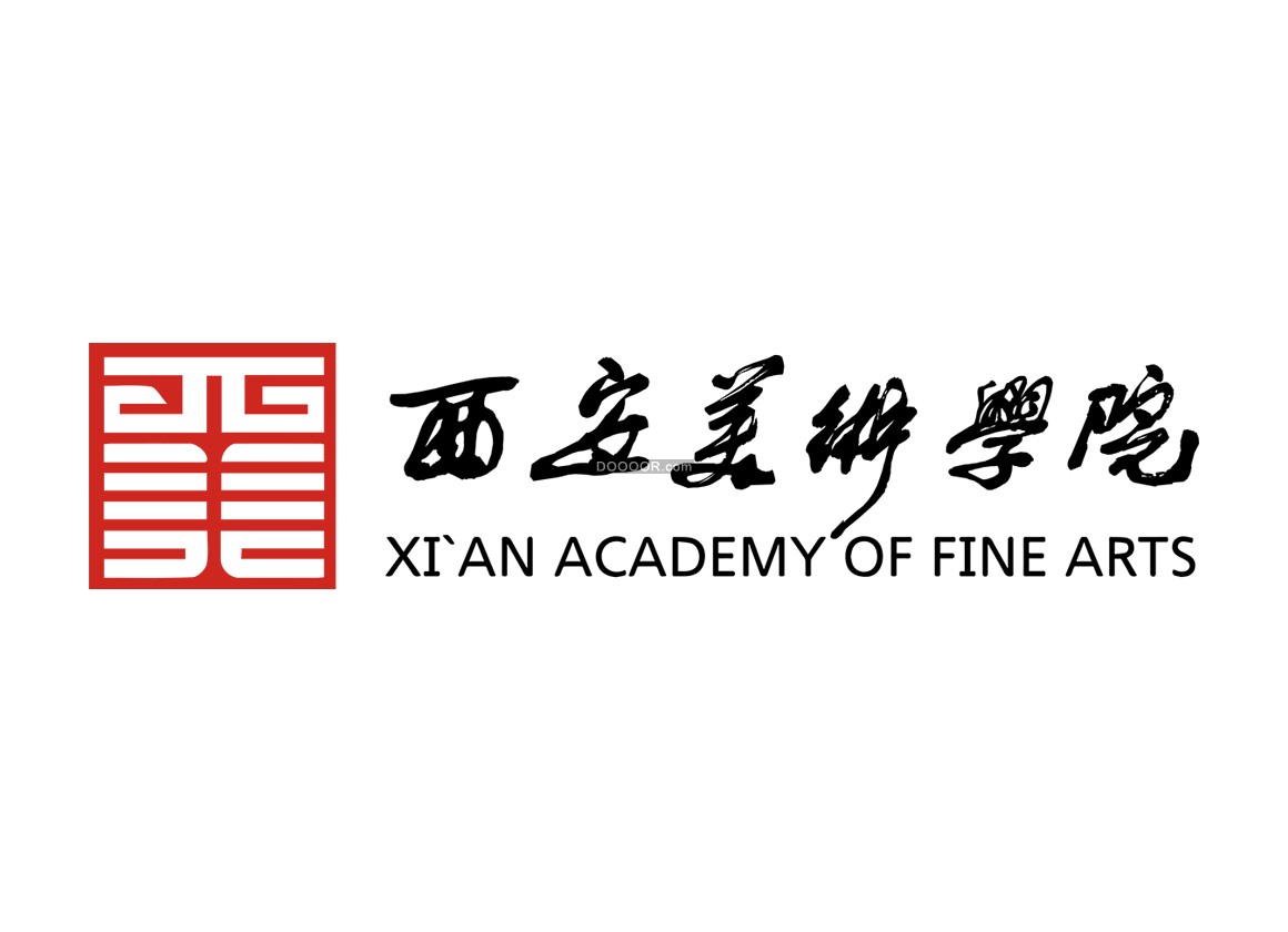 176_西安美术学院校徽矢量LOGO透明PNG高校大学标志.jpg