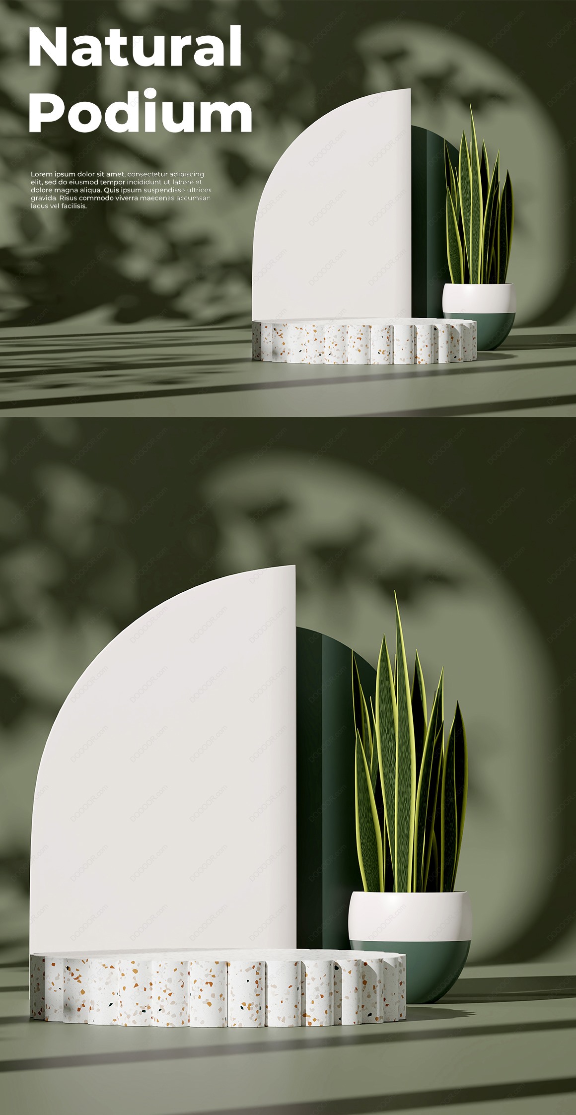 03854_自然环境墨绿色叶影斑驳3D产品展示台渲染PSD模型素材-8.jpg