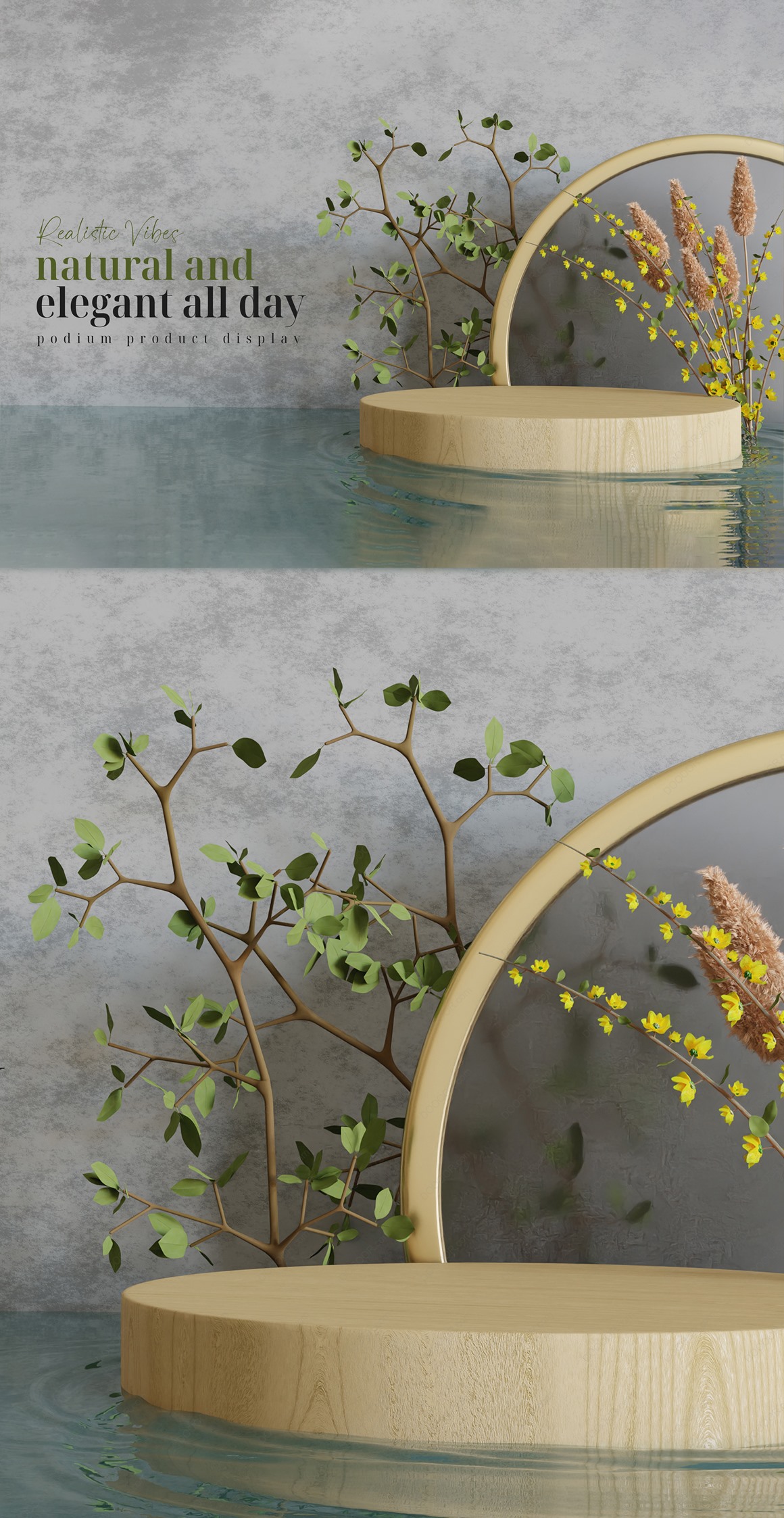 03862_自然景观水草植物与混凝土墙壁产品展示模型PSD素材-4.jpg