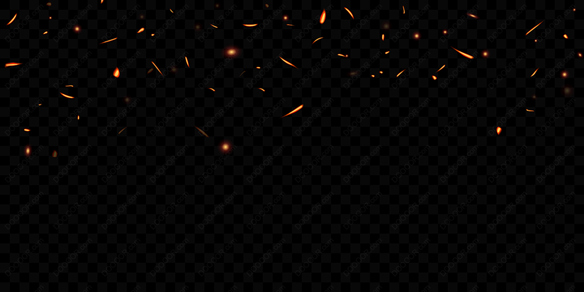 04512_炙热燃烧火星飞溅火花飞舞黑色夜空与篝火矢量素材-16.jpg