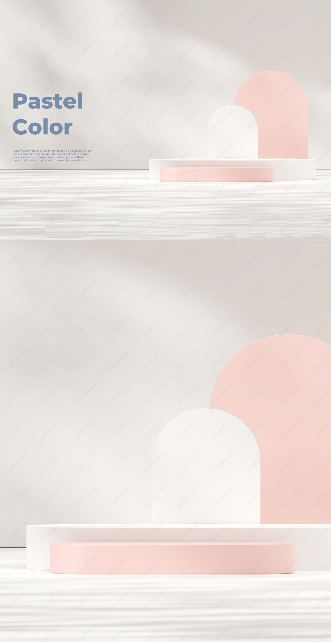 03806_雅淡粉与灰色简洁大气产品展示台PSD模型-3.jpg