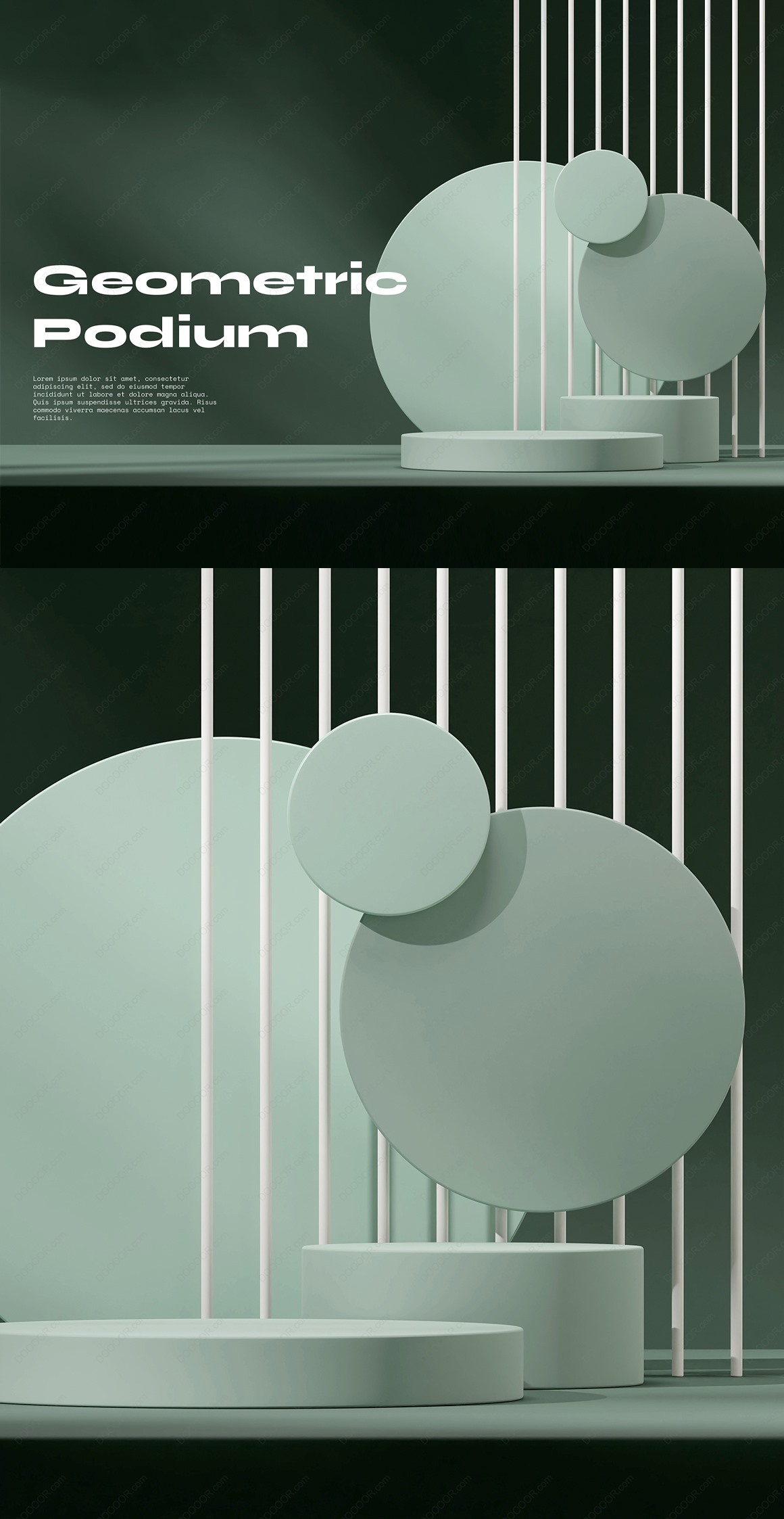 03731_墨绿色叶子3D产品展示台PSD模型素材-6.jpg