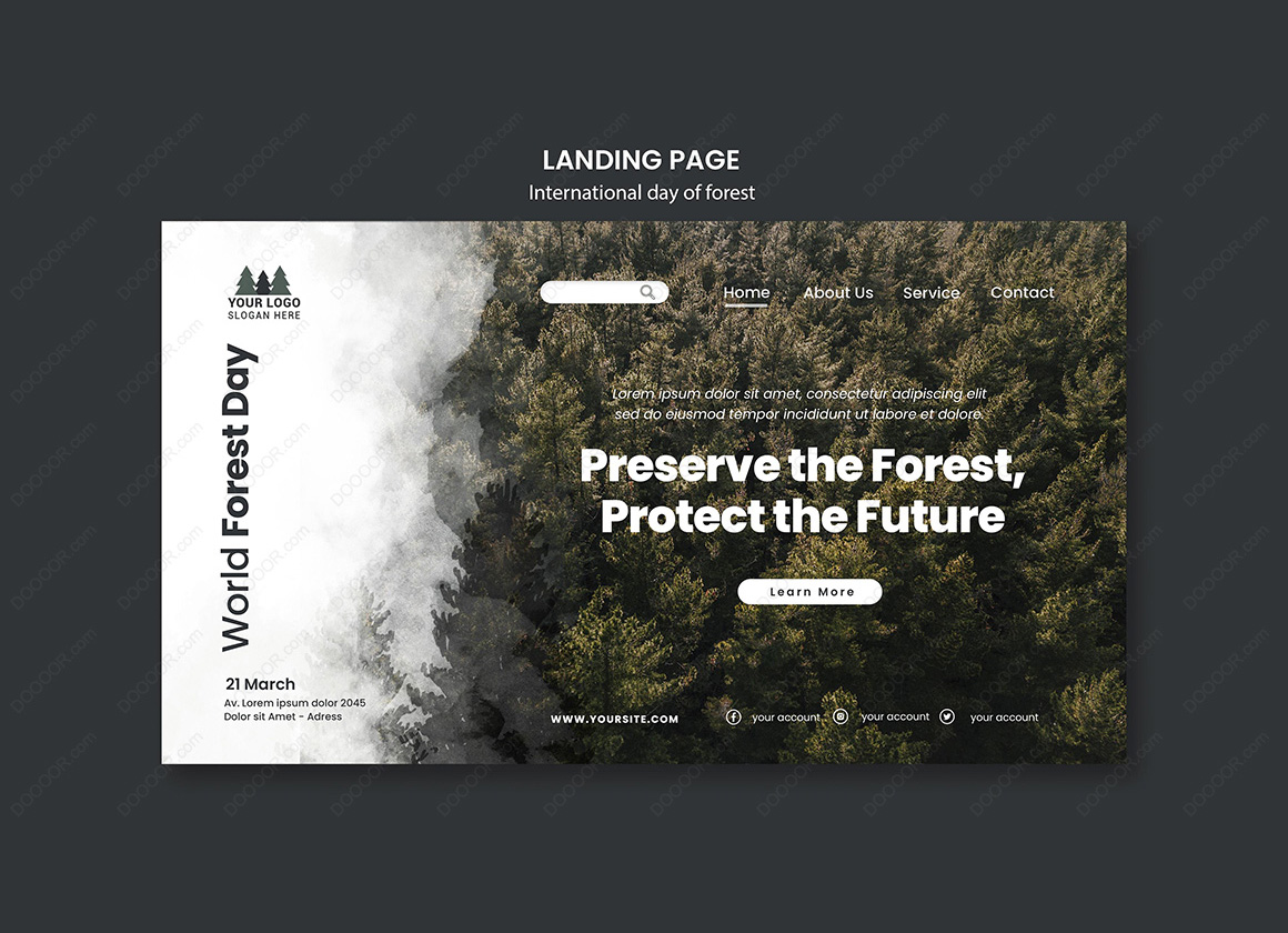 06173_世界森林日绿色大自然环保网页首屏图横版方版海报模板PSD素材-10.jpg
