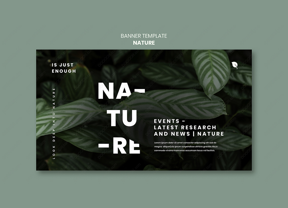 05935_NATURE自然墨绿色植物叶子海报模板PSD素材-4.jpg
