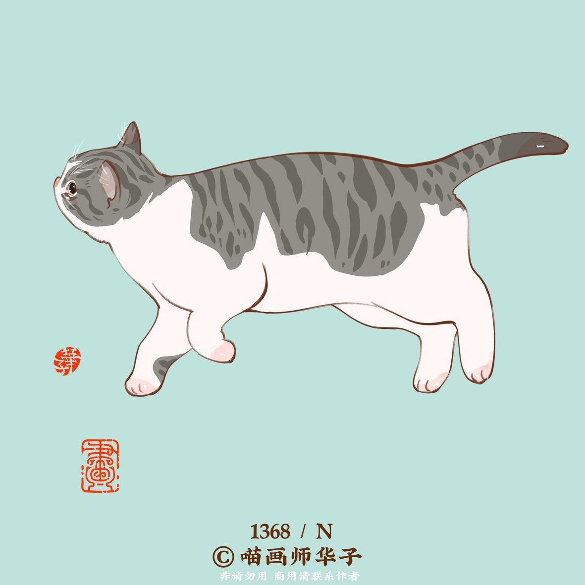 可爱猫喵卡通插画合集欣赏-17.jpg