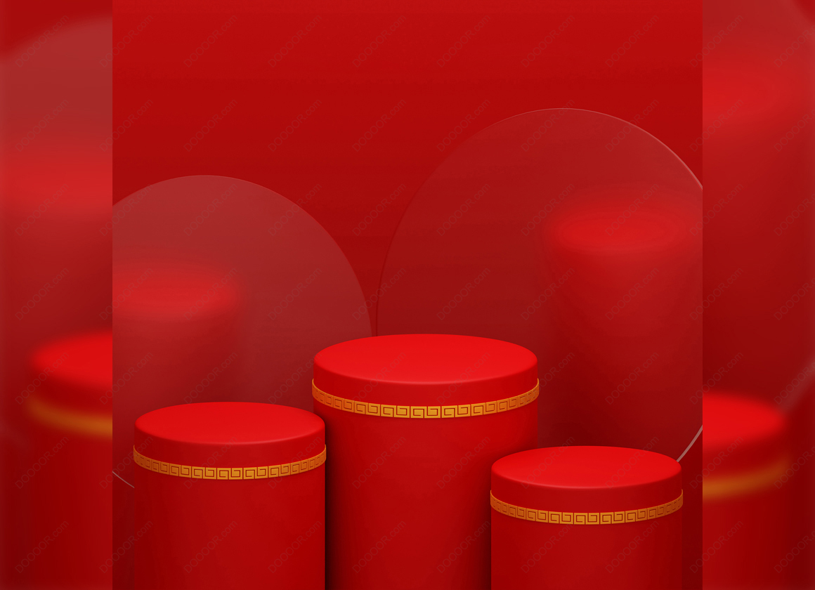 07605_中国新年3D渲染红色产品展示台PSD模型.jpg