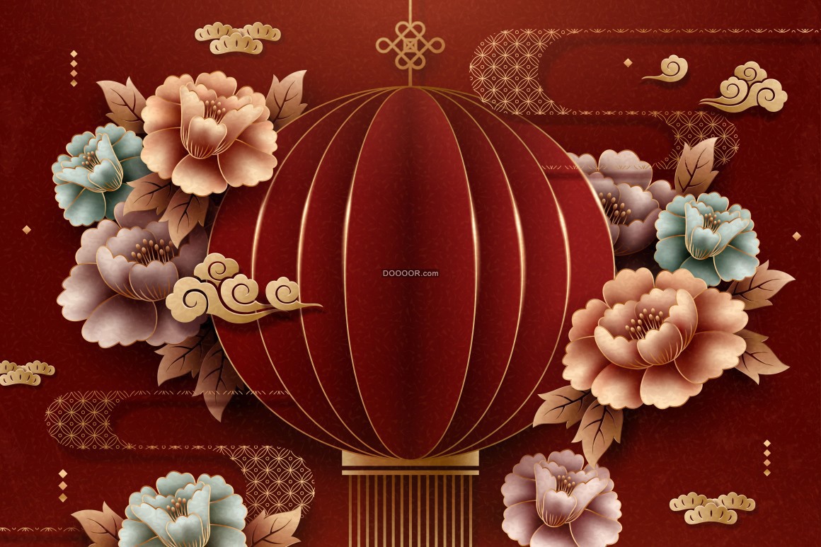 10314_中式纸艺红灯笼牡丹喜庆春节元旦节日矢量EPS背景素材-04.jpg