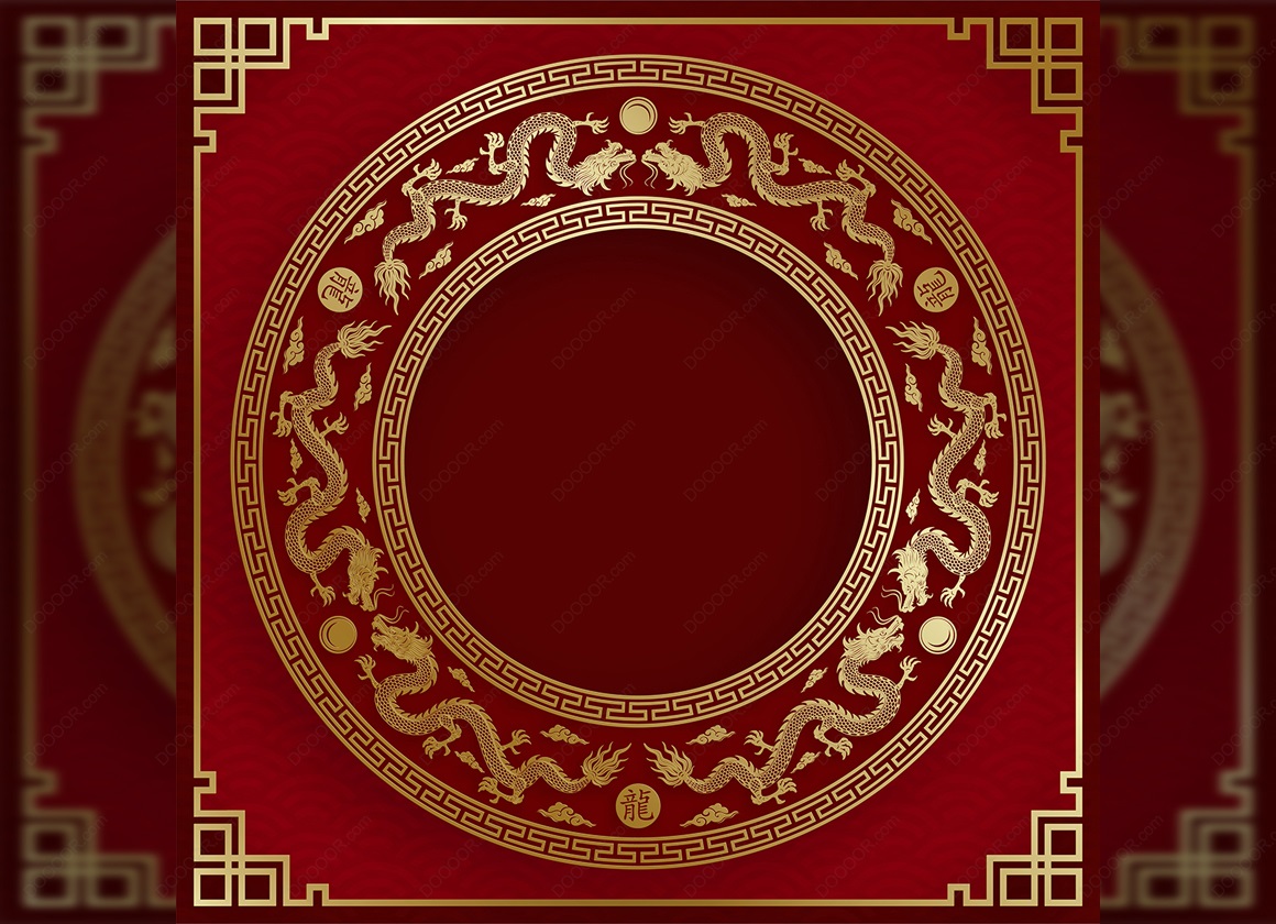 11356_喜庆中国红龙年金色龙生肖传统圆形方形边框春节矢量素材-01.jpg