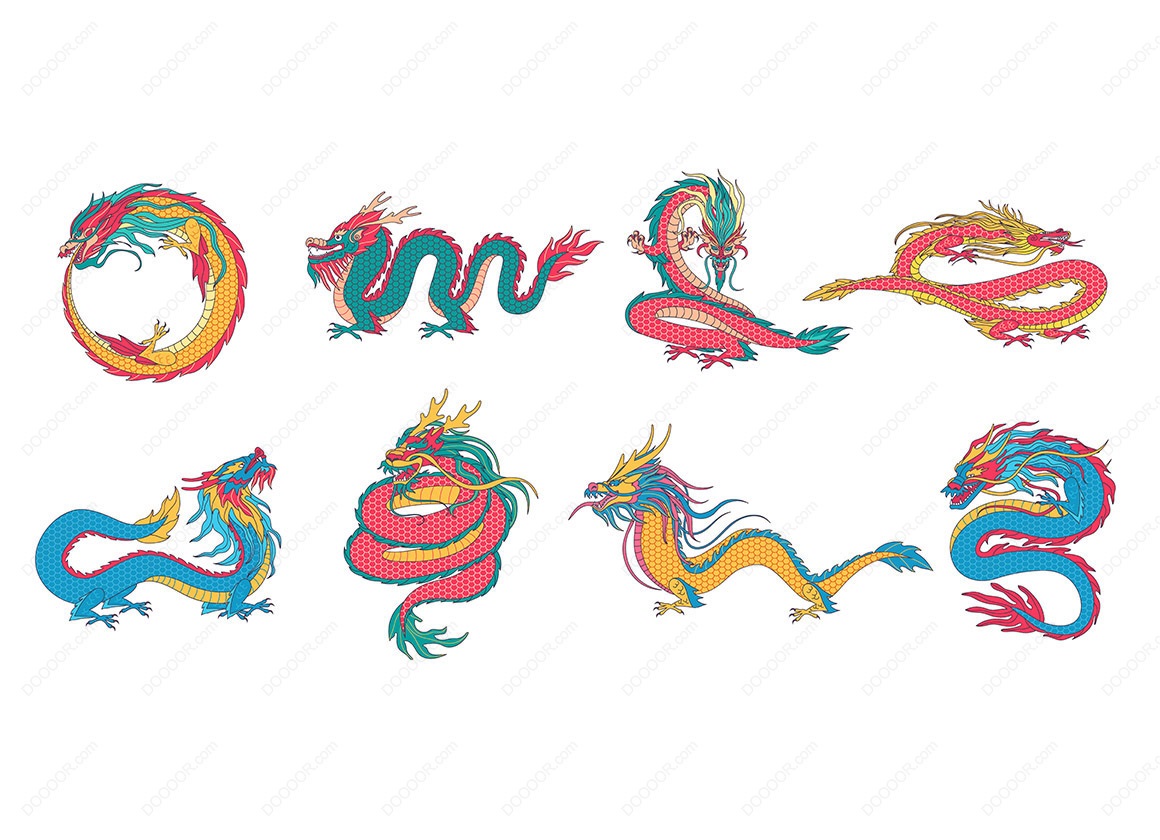 11347_8款中国神话龙插画矢量素材.jpg