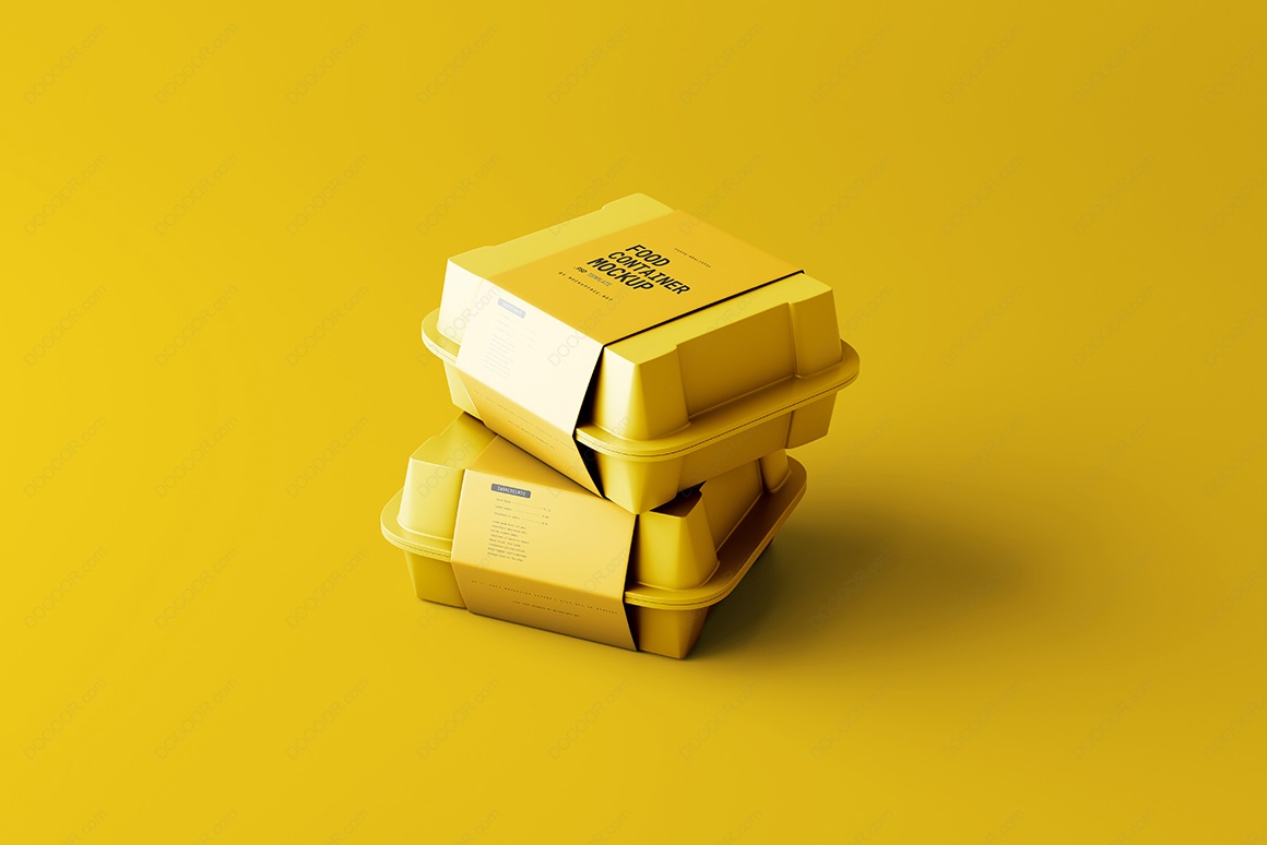 12132_黄颜色食品盒样机外卖快餐盒模型-03.jpg