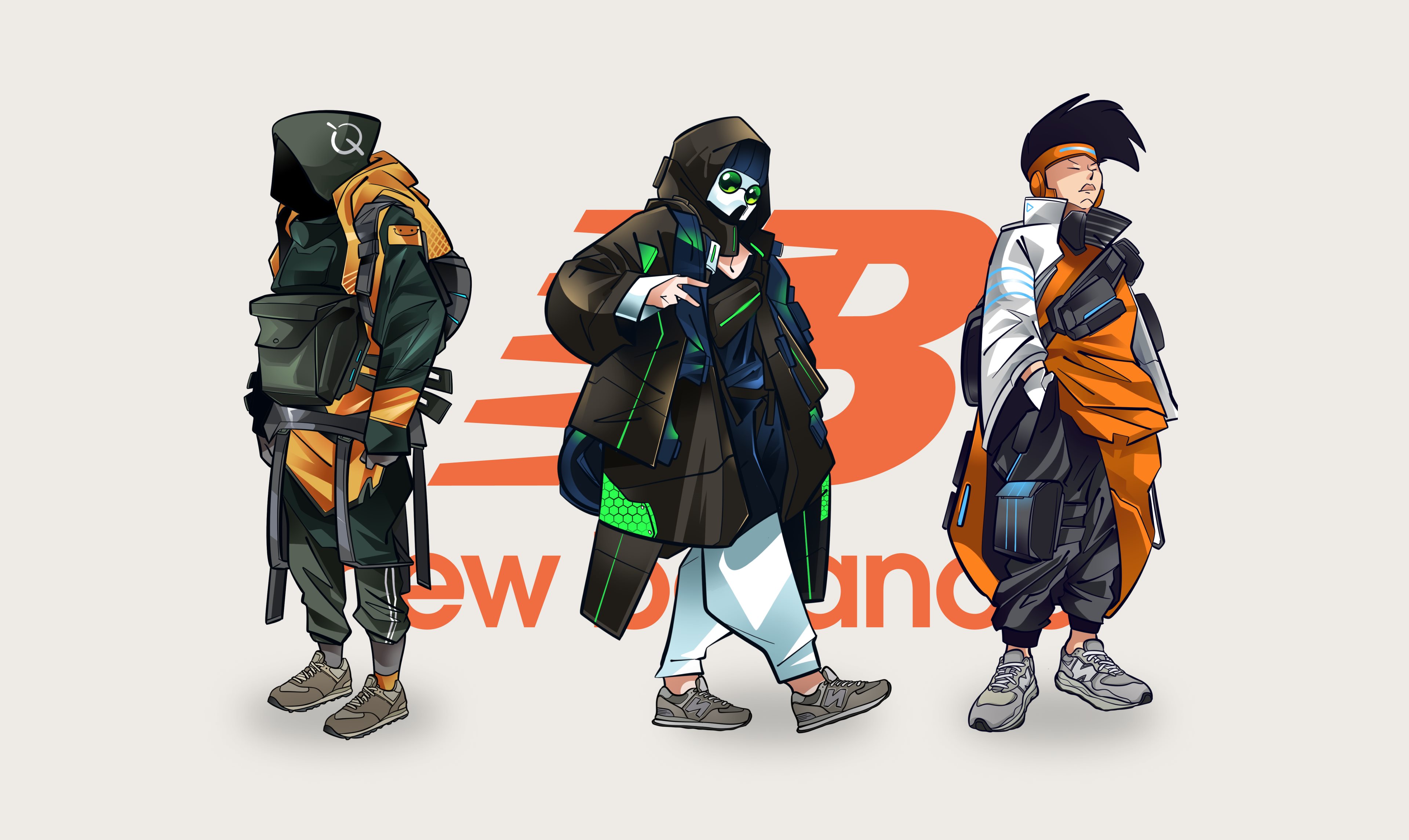 New+Balance新百伦时尚鞋子插画设计-12.jpg