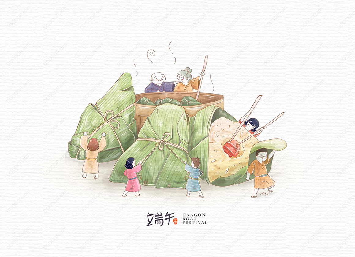 13786_手绘风格一家人吃粽子插画矢量素材.jpg