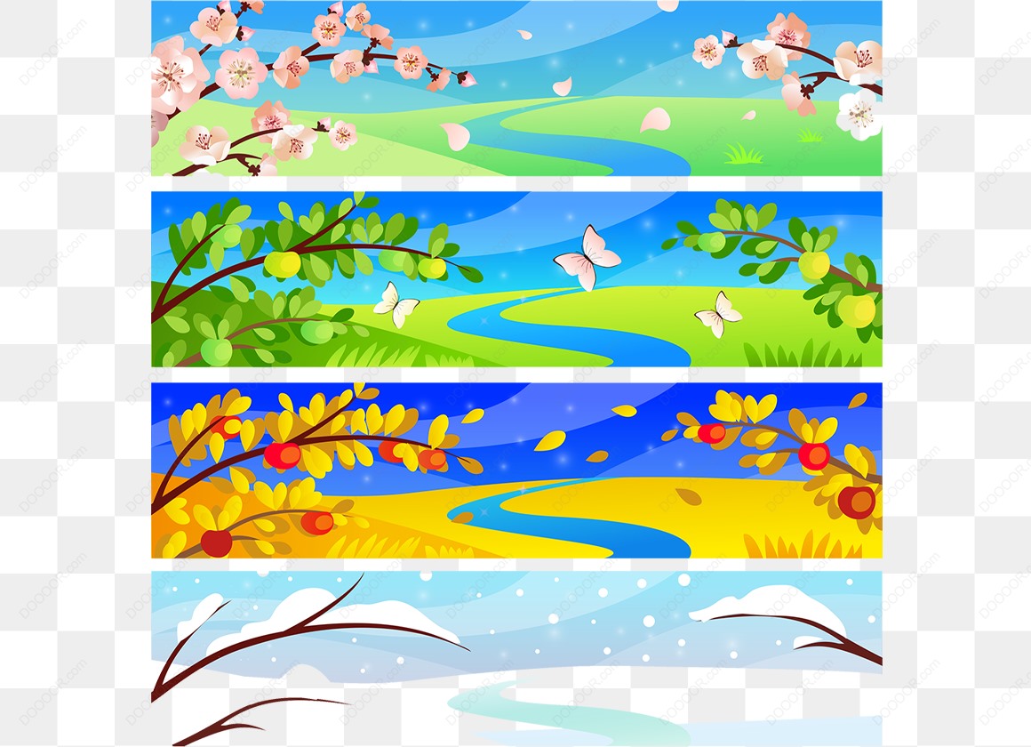 13513_春夏秋冬四季景色花草树木透明PNG.jpg
