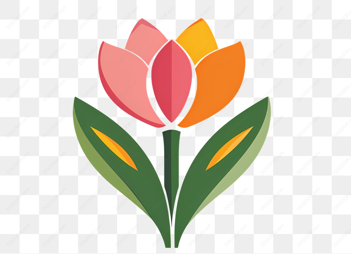 13526_透明卡通花黄色粉色花瓣植物LOGO标志.jpg