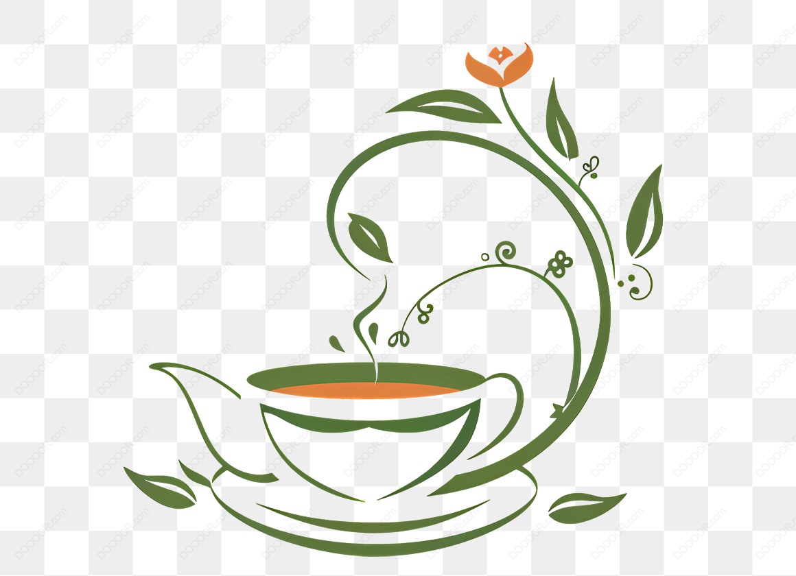 13543_简洁风格茶杯植物标志LOGO-01.jpg