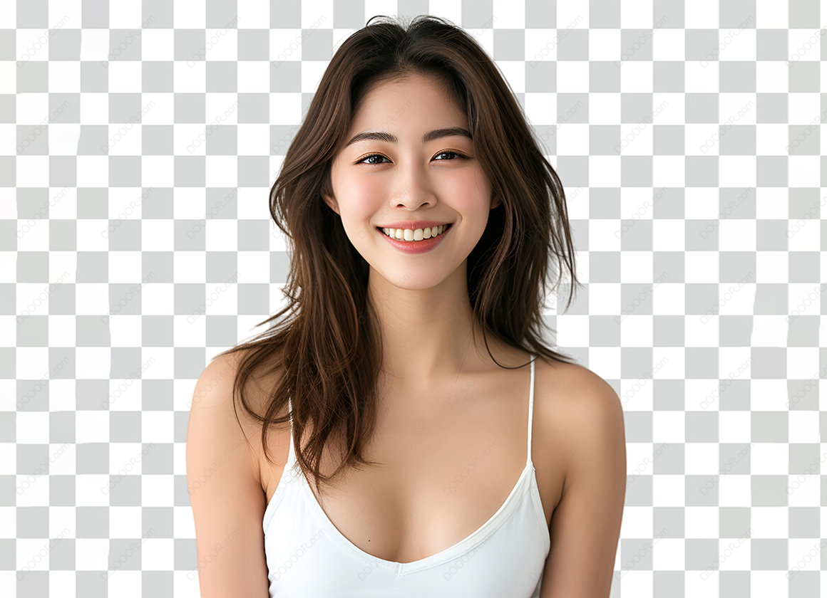 14027_穿白色衣服的优雅微笑女人PSD人物-04.jpg