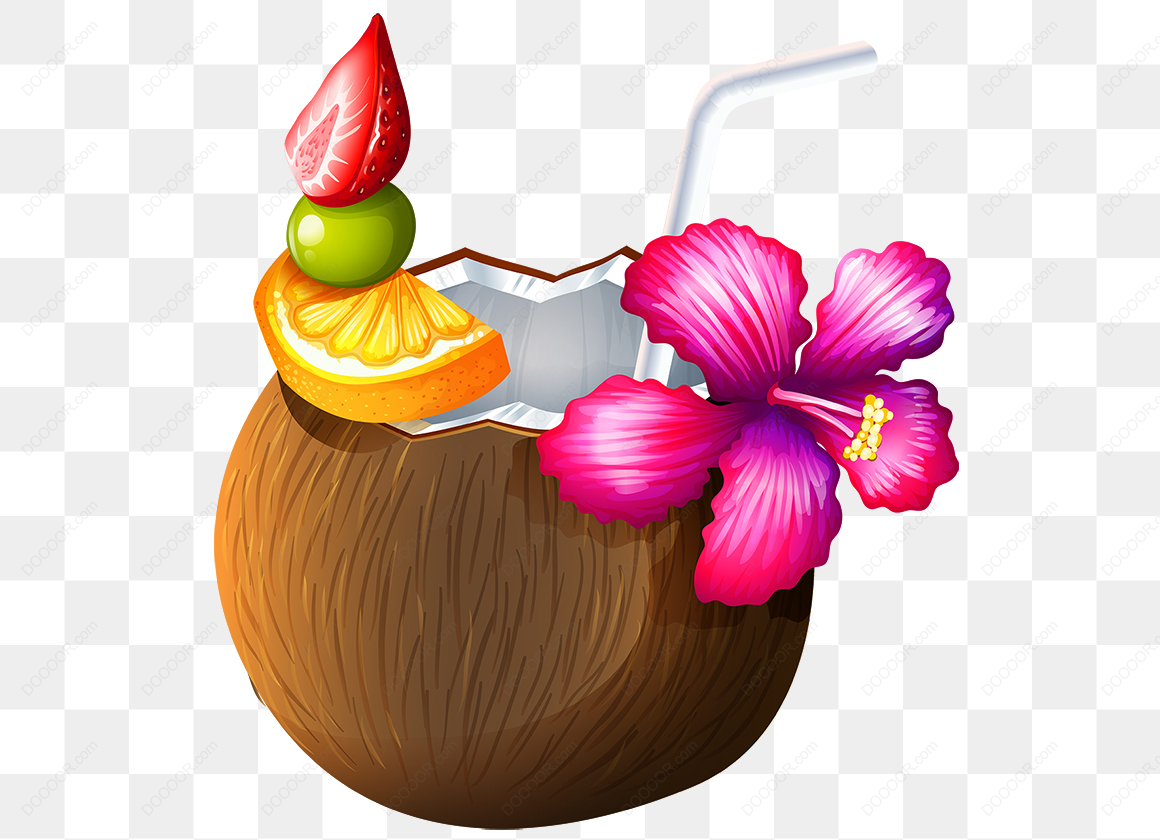 13694_椰子椰汁水果夏日饮品透明PNG.jpg