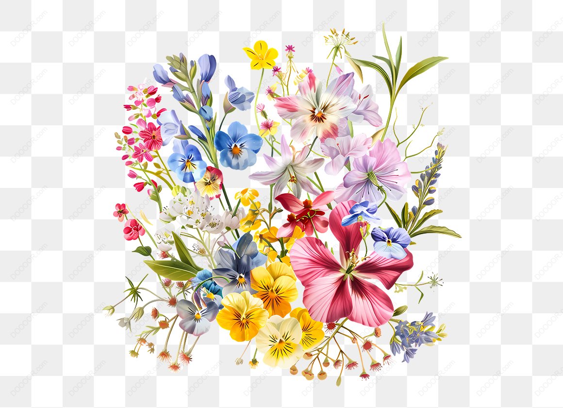 14006_多种颜色的花卉图案.jpg