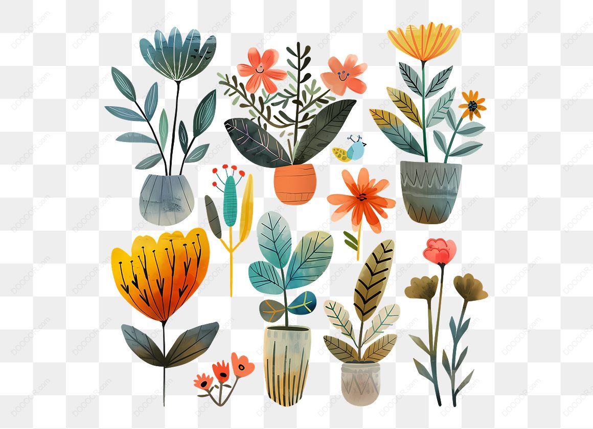 14316_卡通风格的花卉插画.jpg
