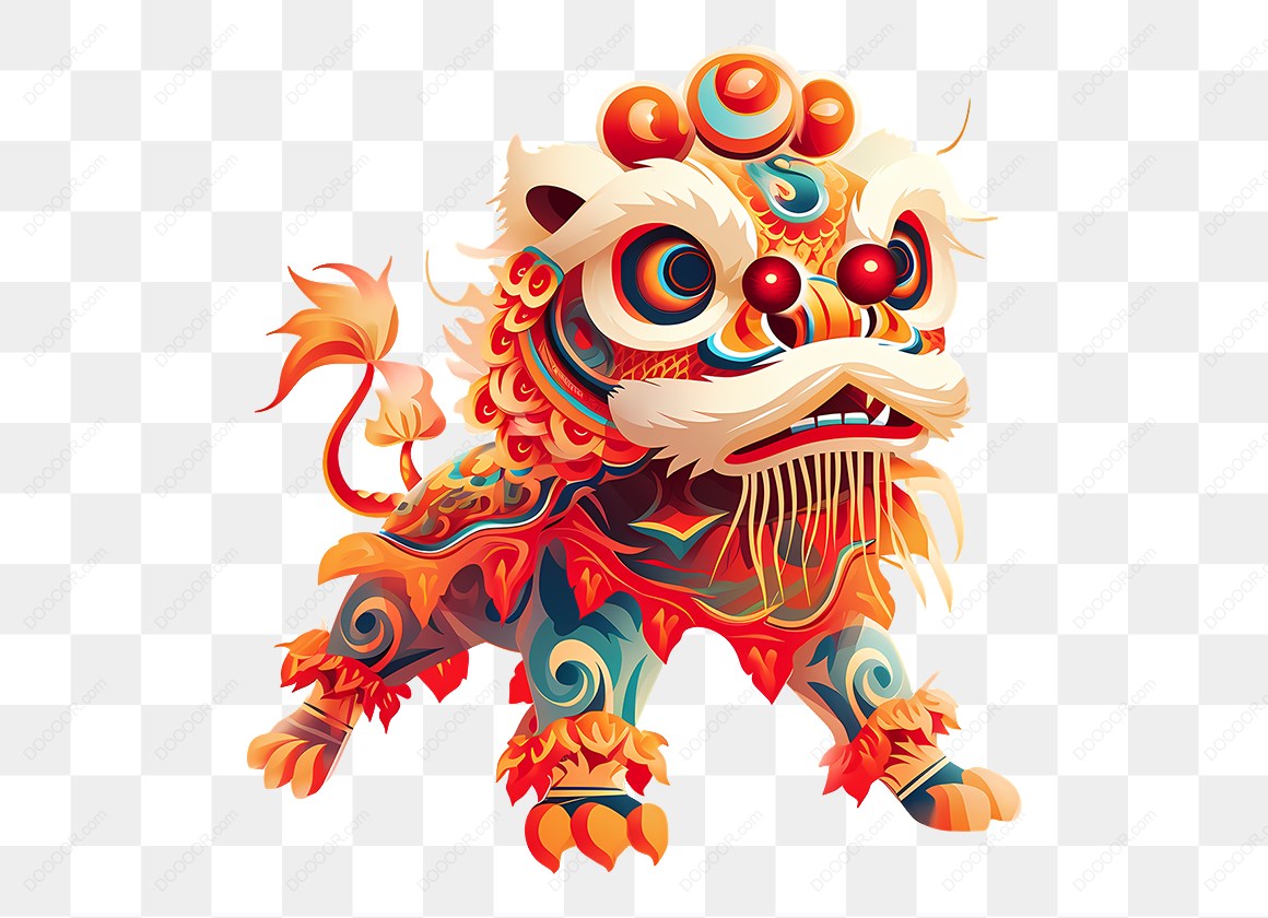 12339_彩色的舞狮插图.jpg