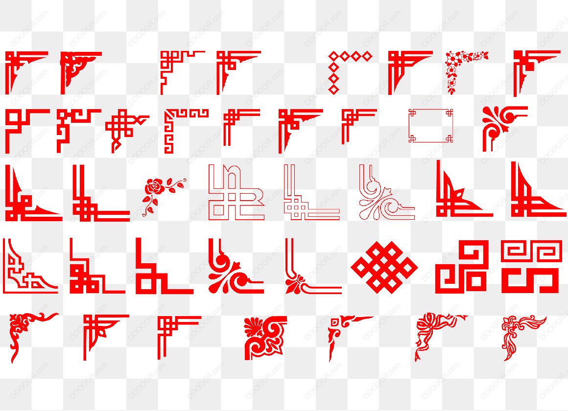 12738_红色中式花纹角饰图案.jpg
