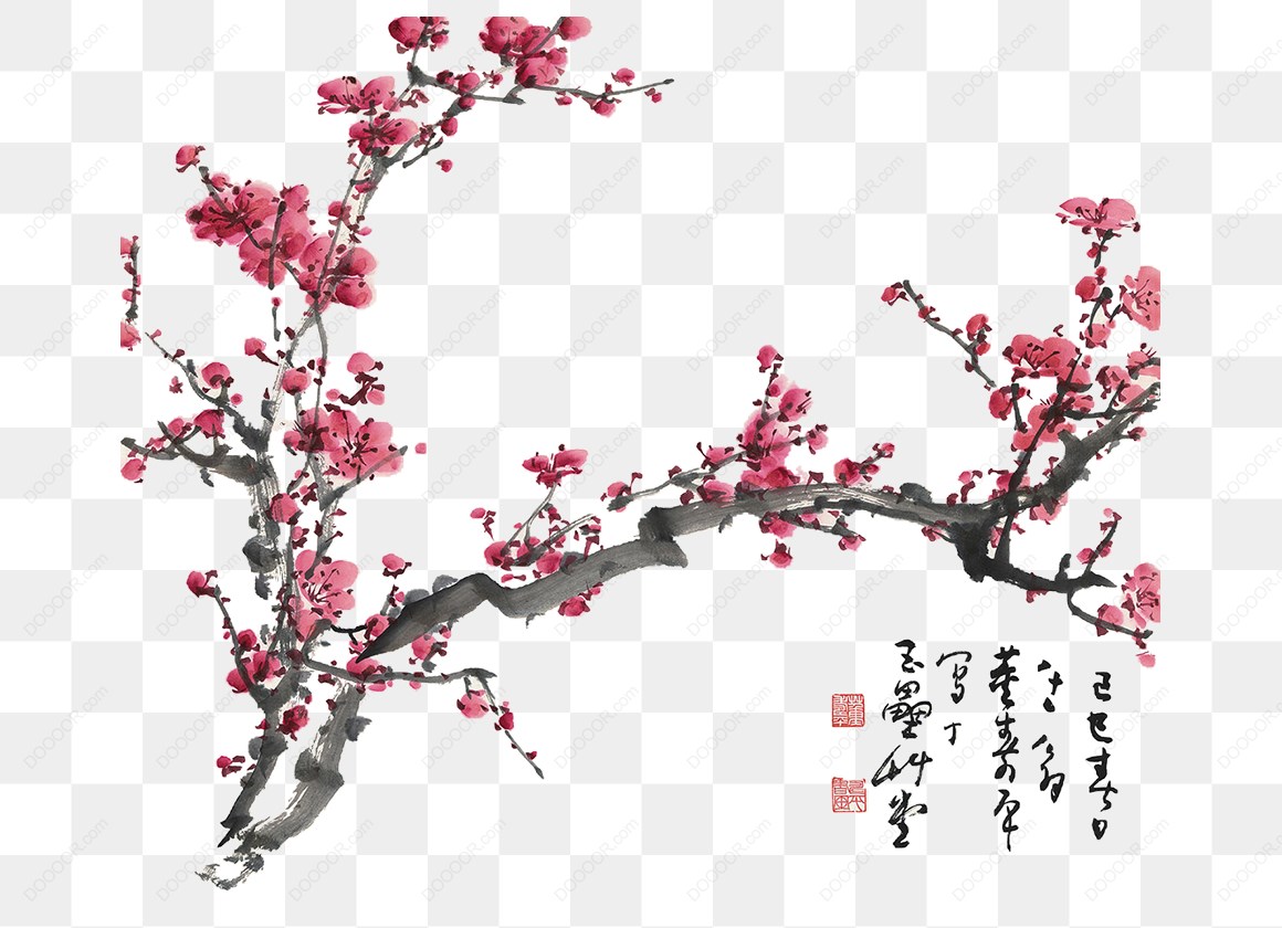 12863_水墨画中的梅花枝.jpg