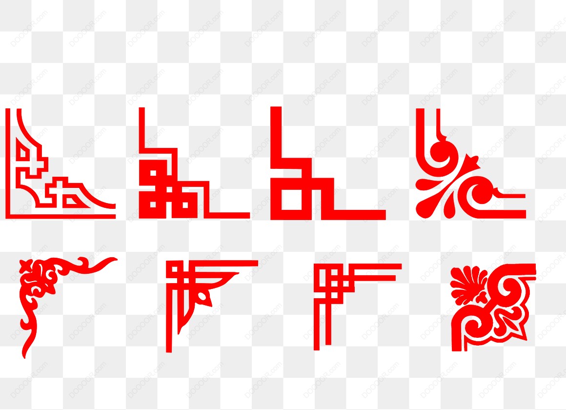 12870_红色中式花纹角饰图案-1.jpg