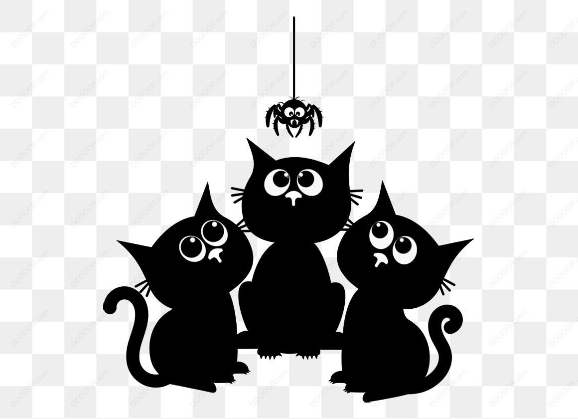 14936_三只猫看蜘蛛.jpg