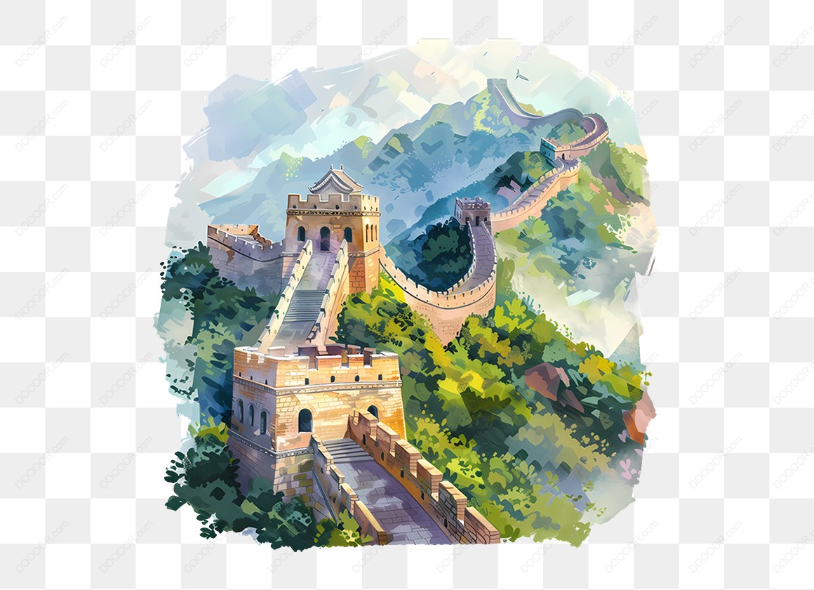 15534_长城插画风景图.jpg