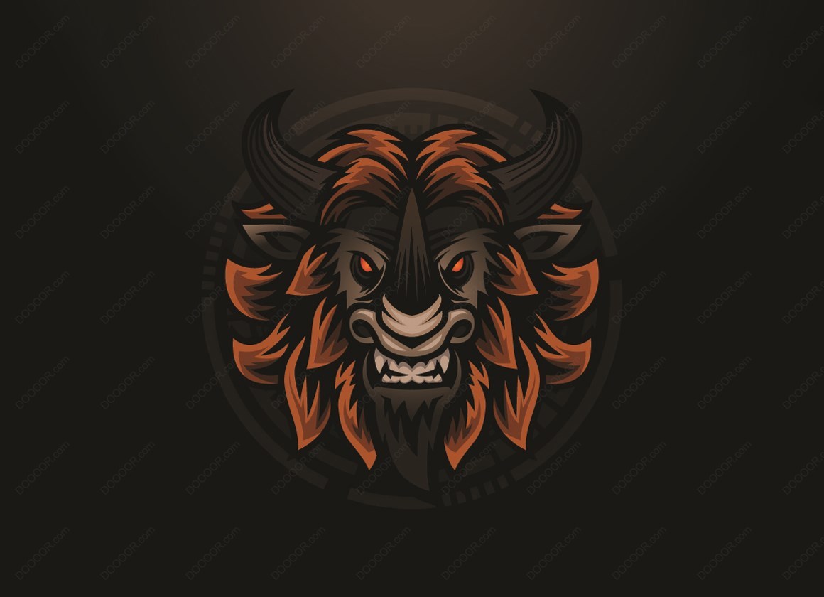 15395_卡通风格的恶魔头像矢量LOGO素材.jpg