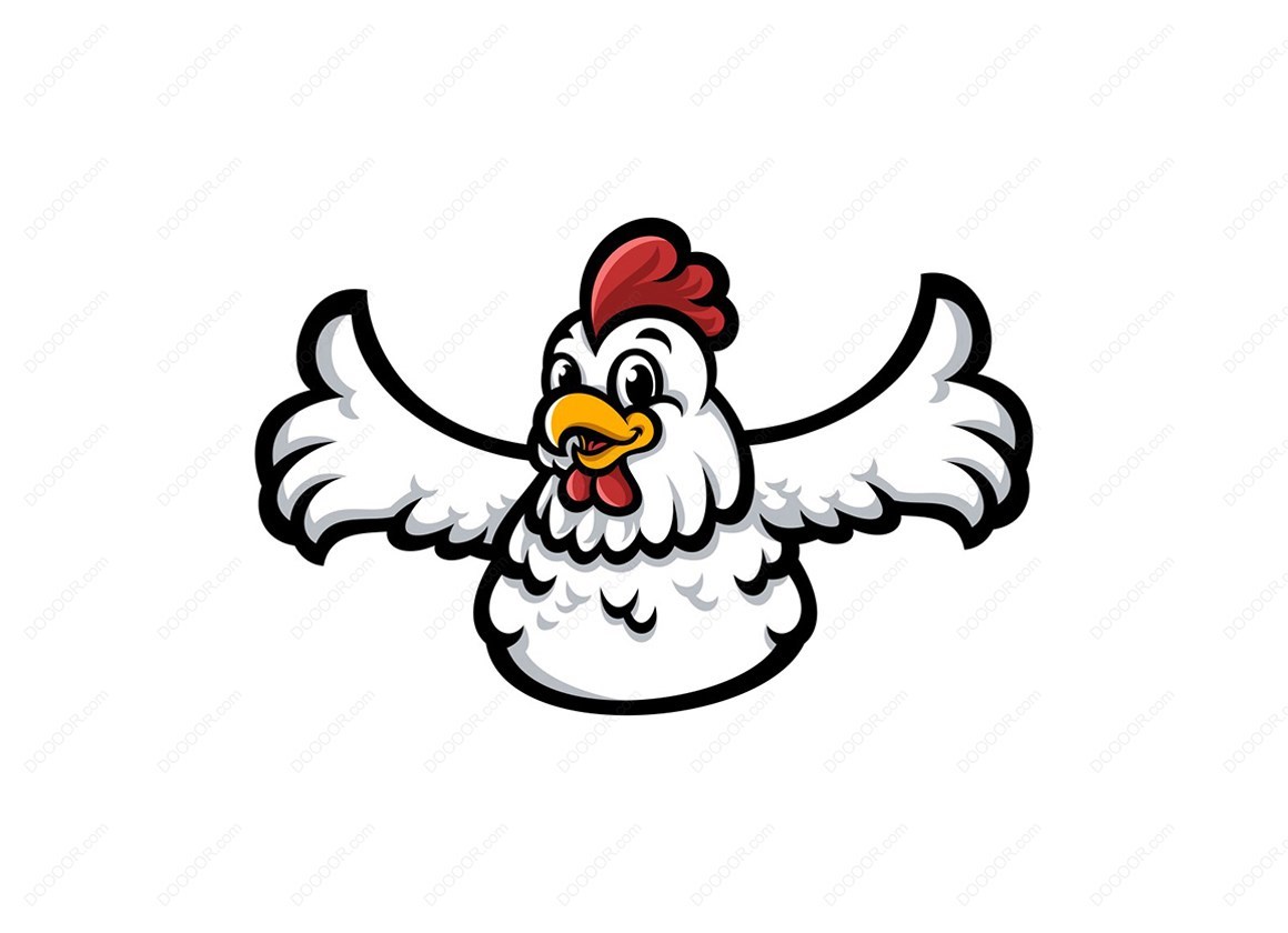 15449_卡通鸡张开翅膀矢量LOGO素材.jpg