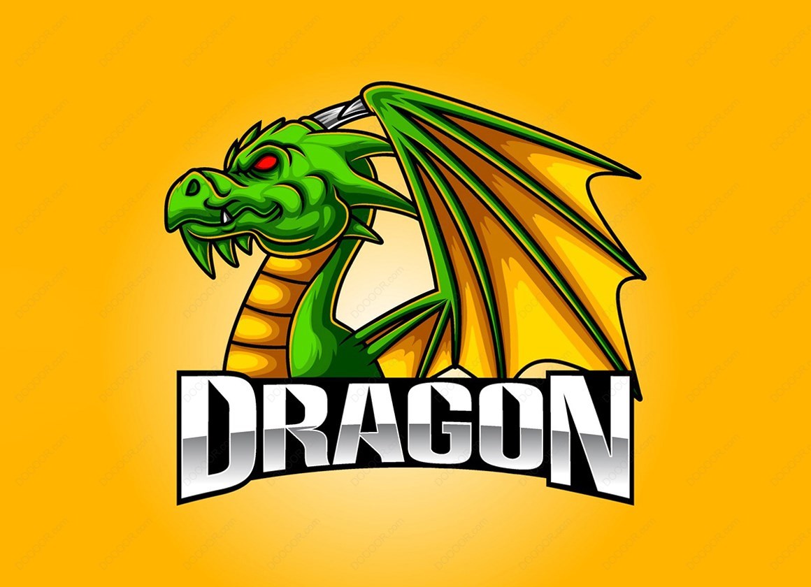 15739_绿色龙文字DRAGON矢量LOGO素材.jpg