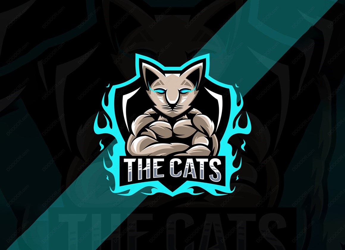 15962_猫咪图案和文字矢量LOGO素材.jpg