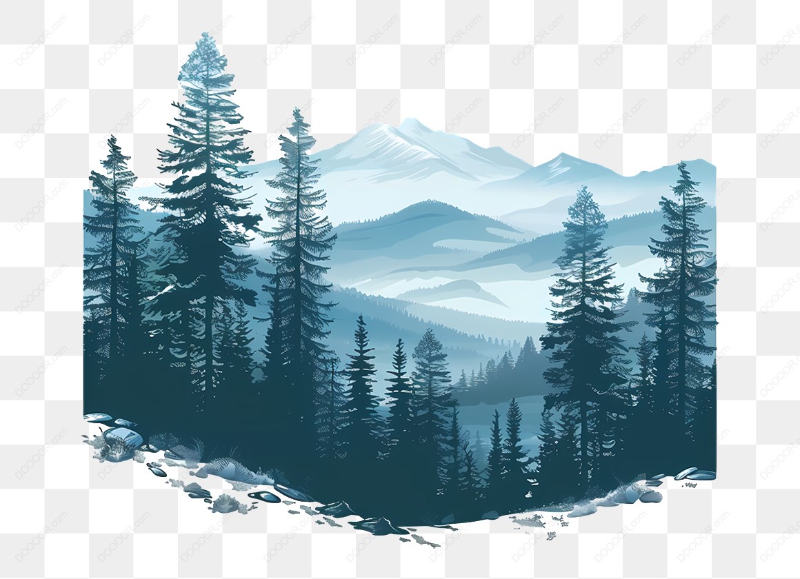 15863_森林与山脉景观插图.jpg