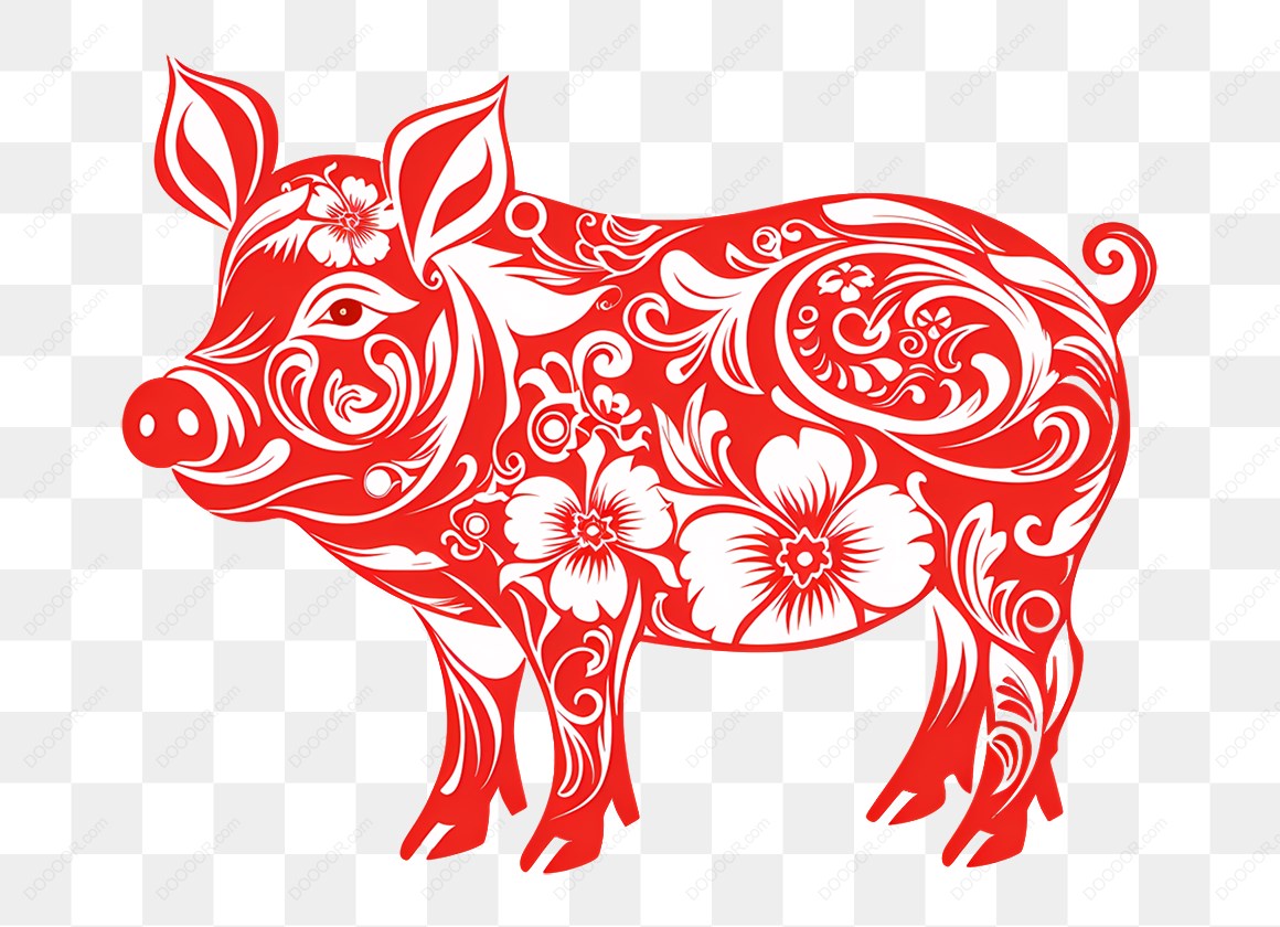 16187_红色花纹猪的剪纸.jpg